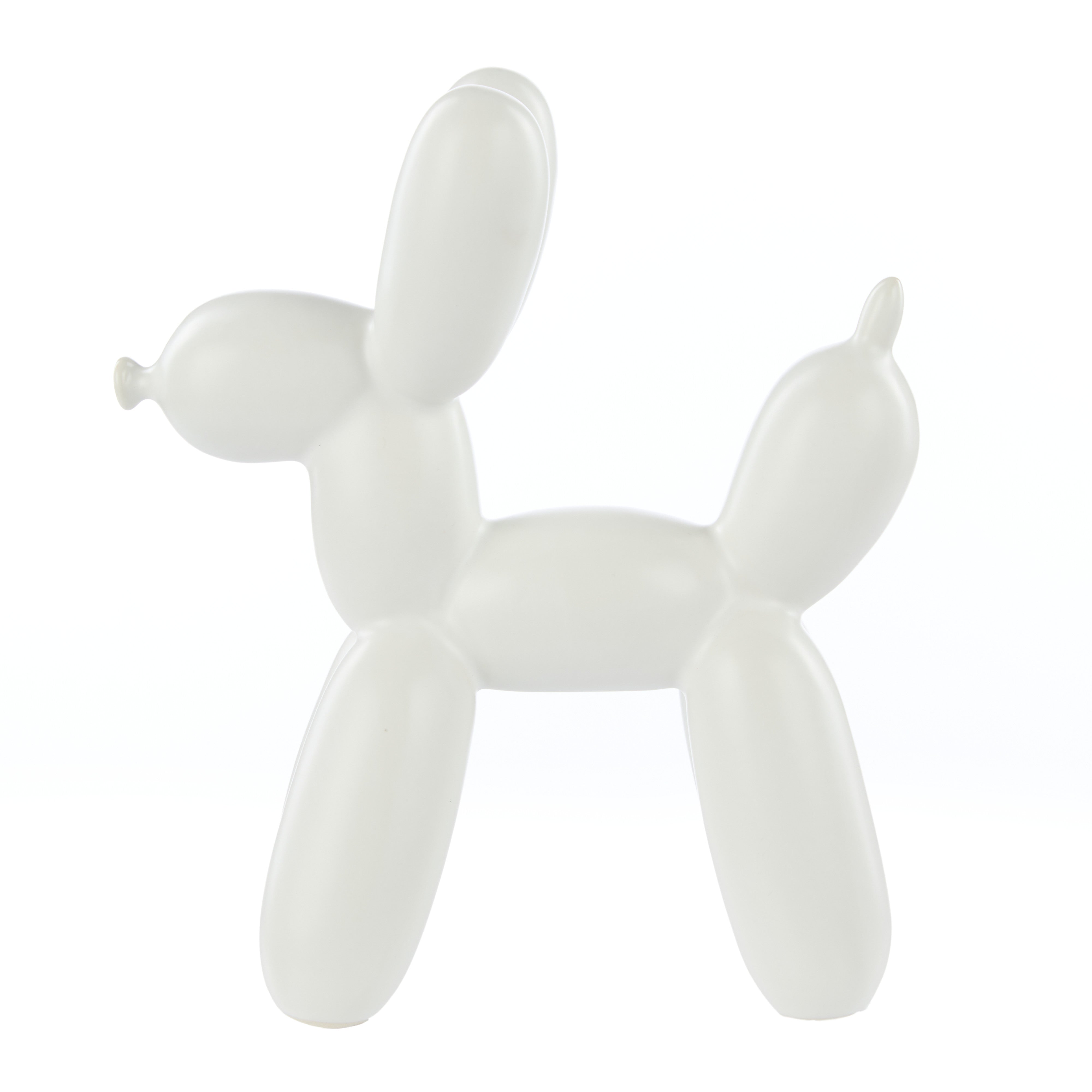 Emporium Bubbles Balloon Dog Sculpture Tall White