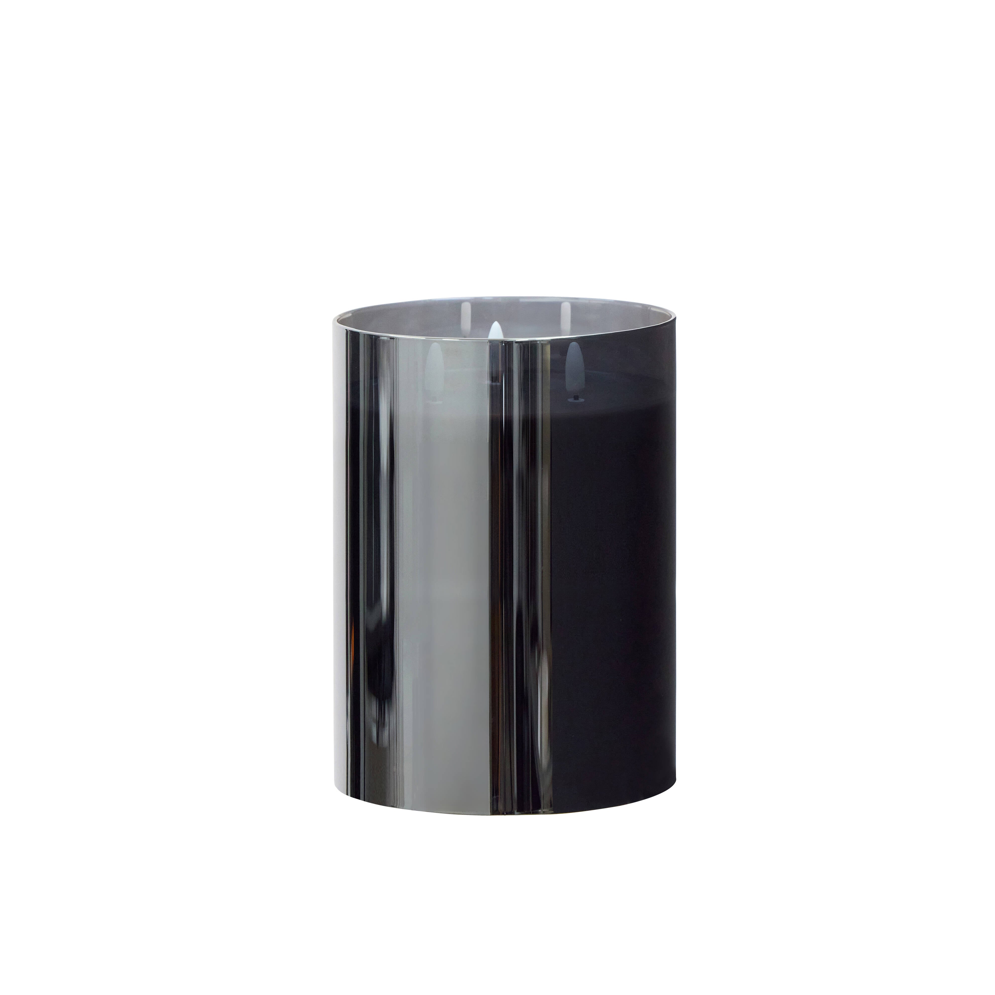 Rogue Glass Triflame Candle Black 20cm