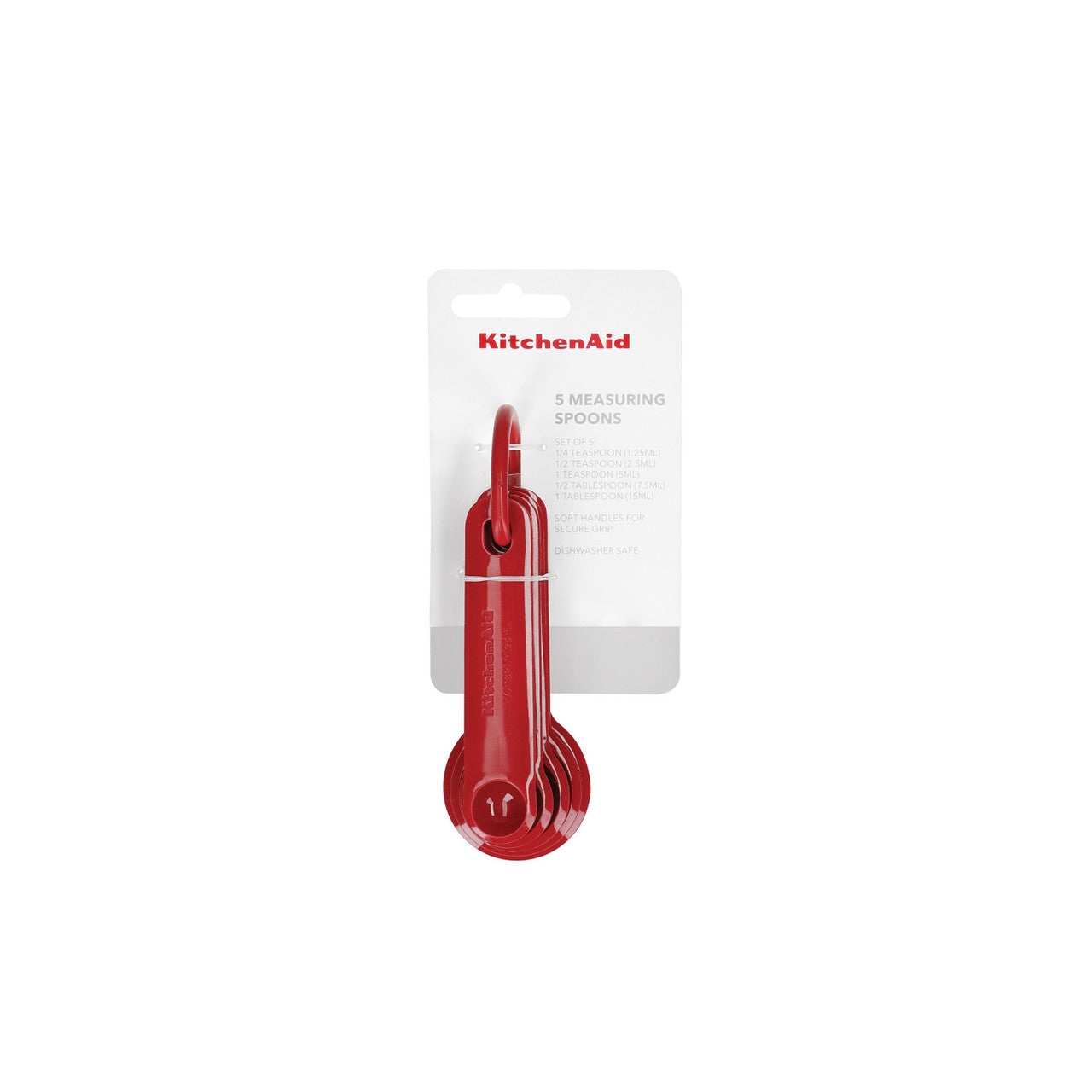 KitchenAid 5 Piece Measuring Spoon Set (Empire Red)