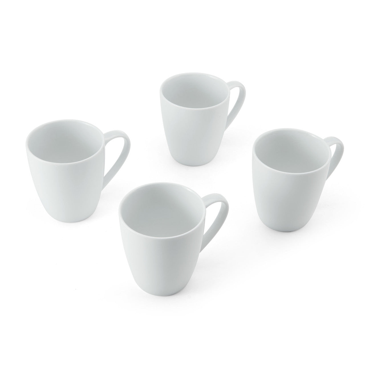 Mikasa Chalk Porcelain Mug Set 4 Piece 380ml (White)