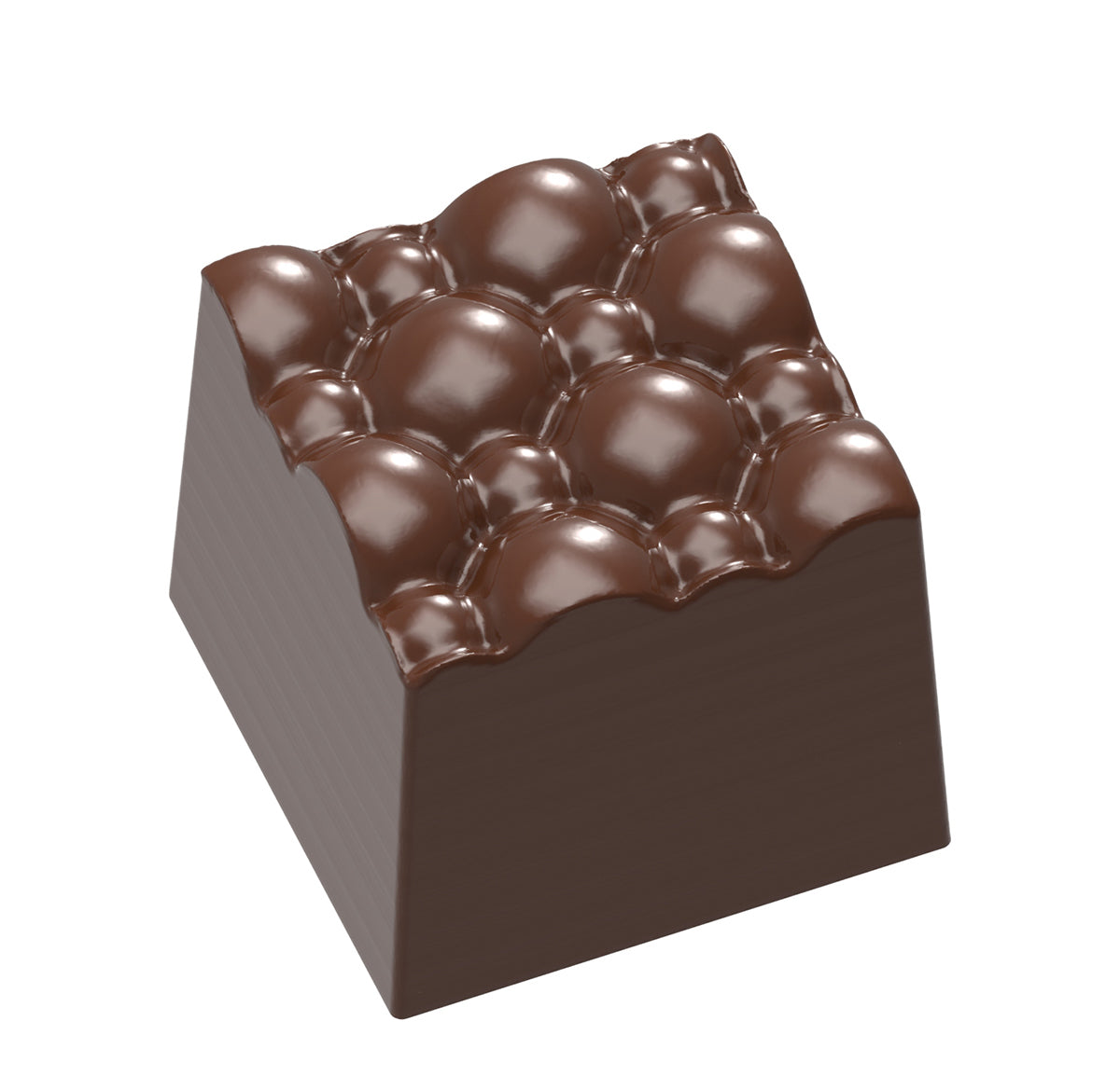 Chocolate World Structure Bubble Mould 3 Cavity