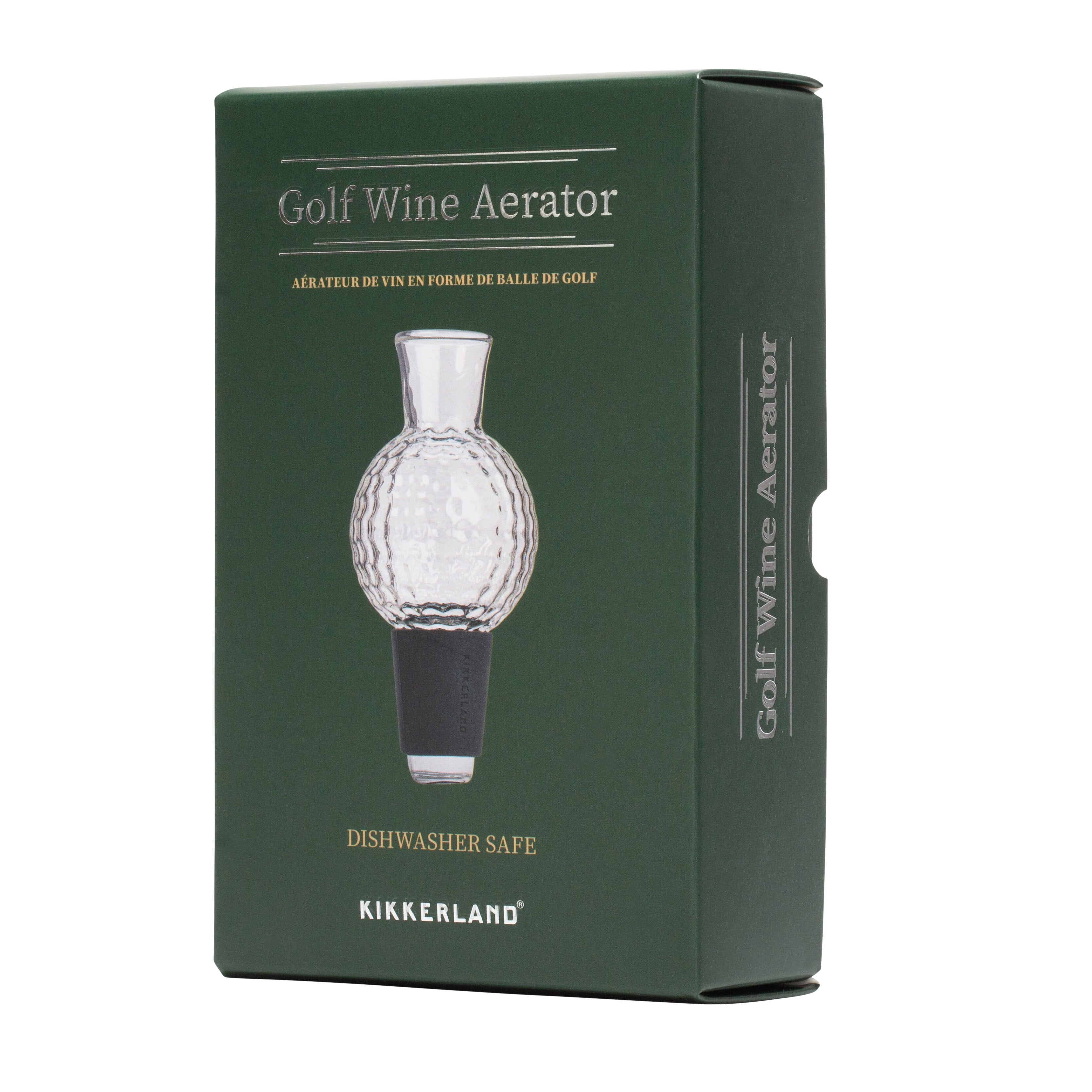Kikkerland Golf Wine Aerator Clear