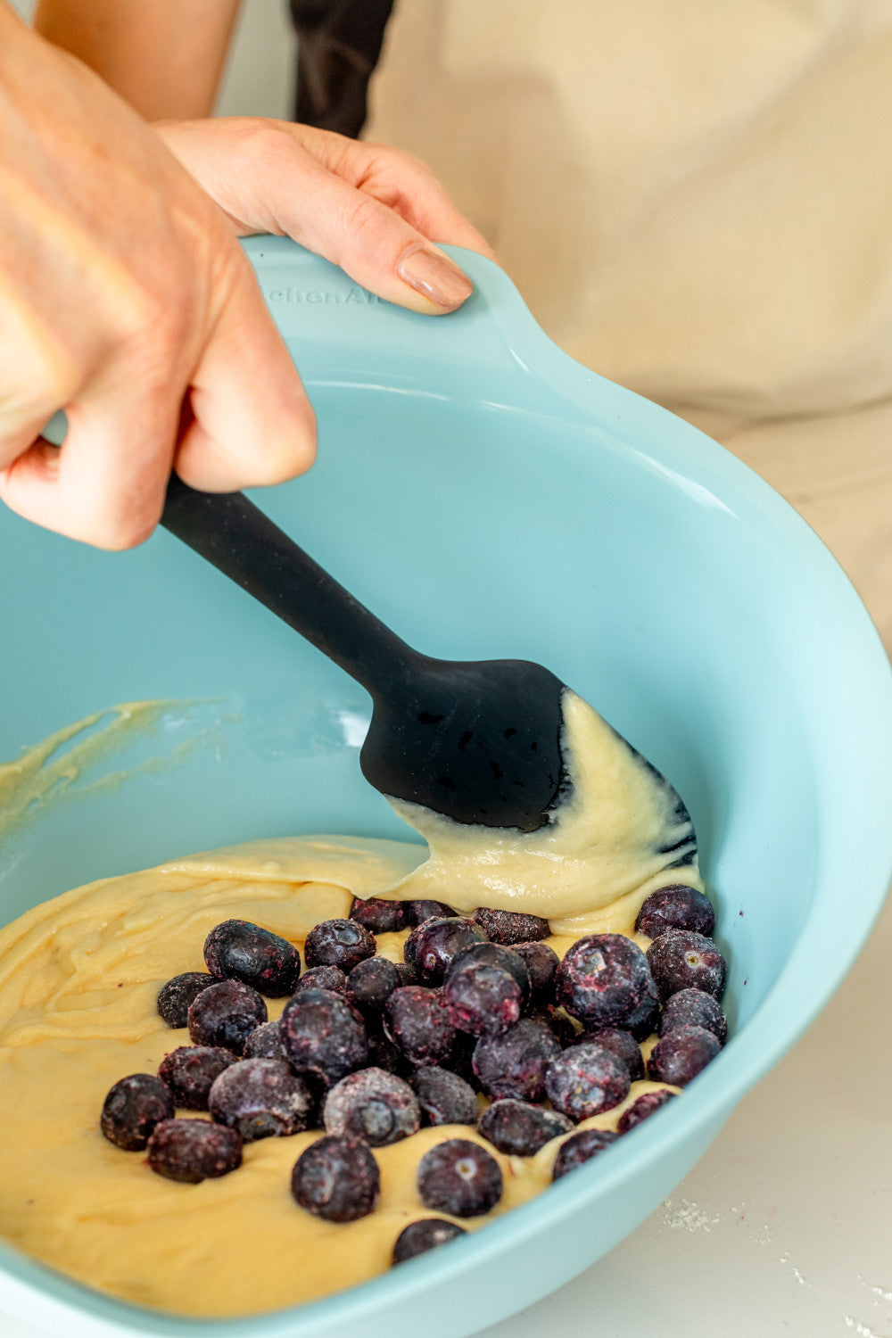 KitchenAid Soft Grip Scraper Spatula (Mineral Water)