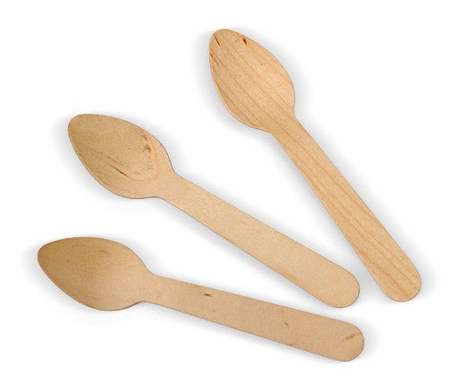ecoware Coated Wooden Tea Spoon (Carton of 5000)