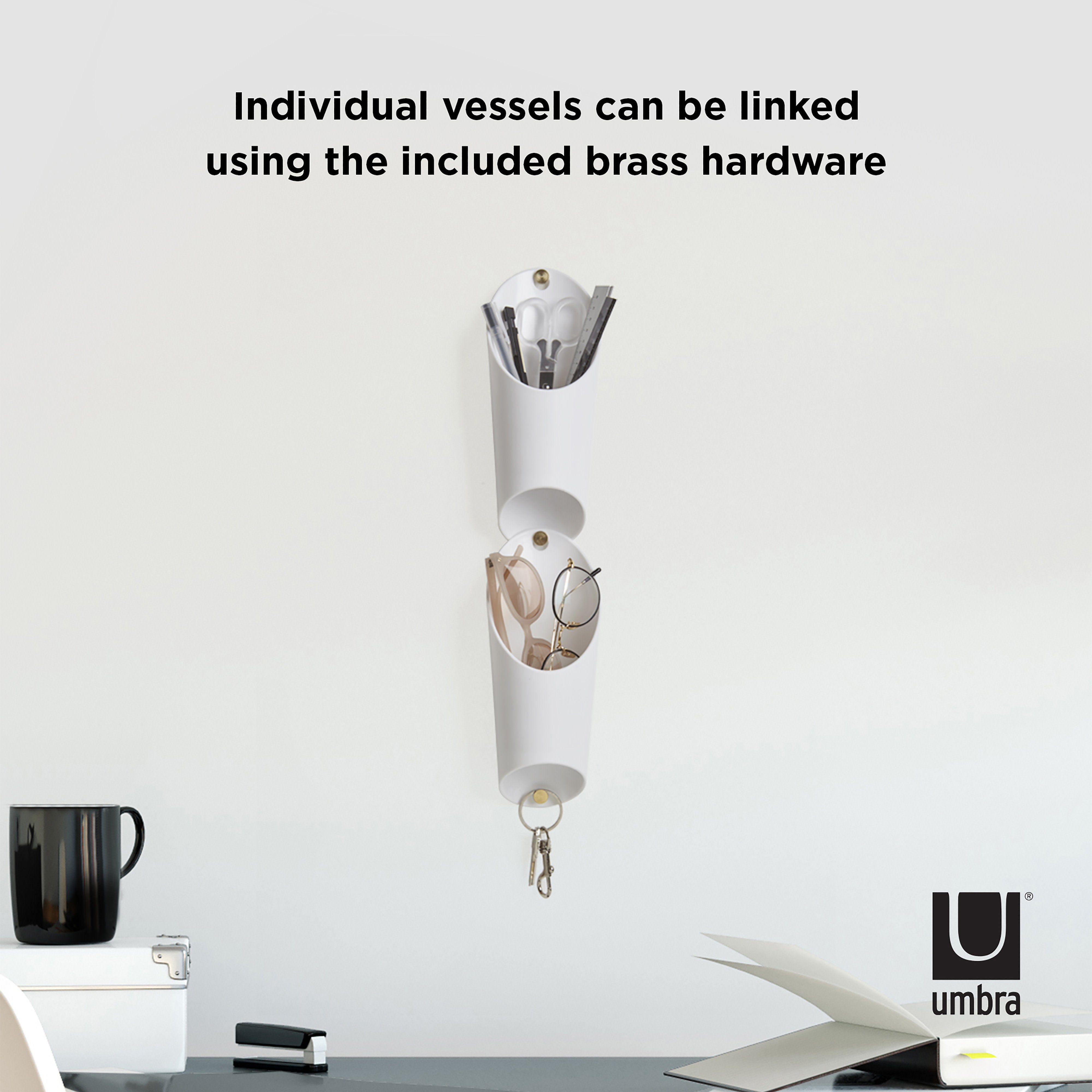 Umbra Floralink Wall Vessel