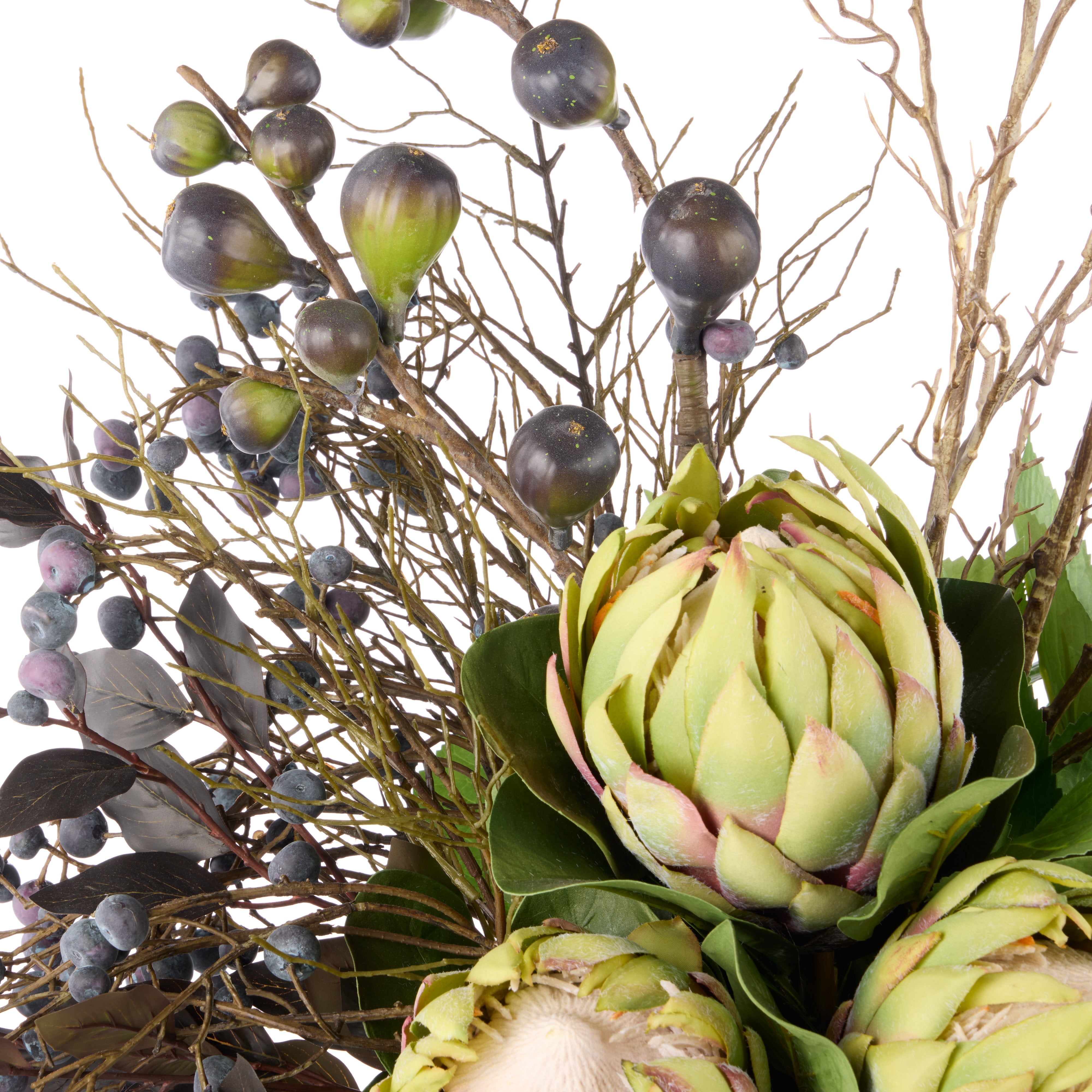 Rogue Protea Fig Berry Mix - Maliah Pot Green & Purple
