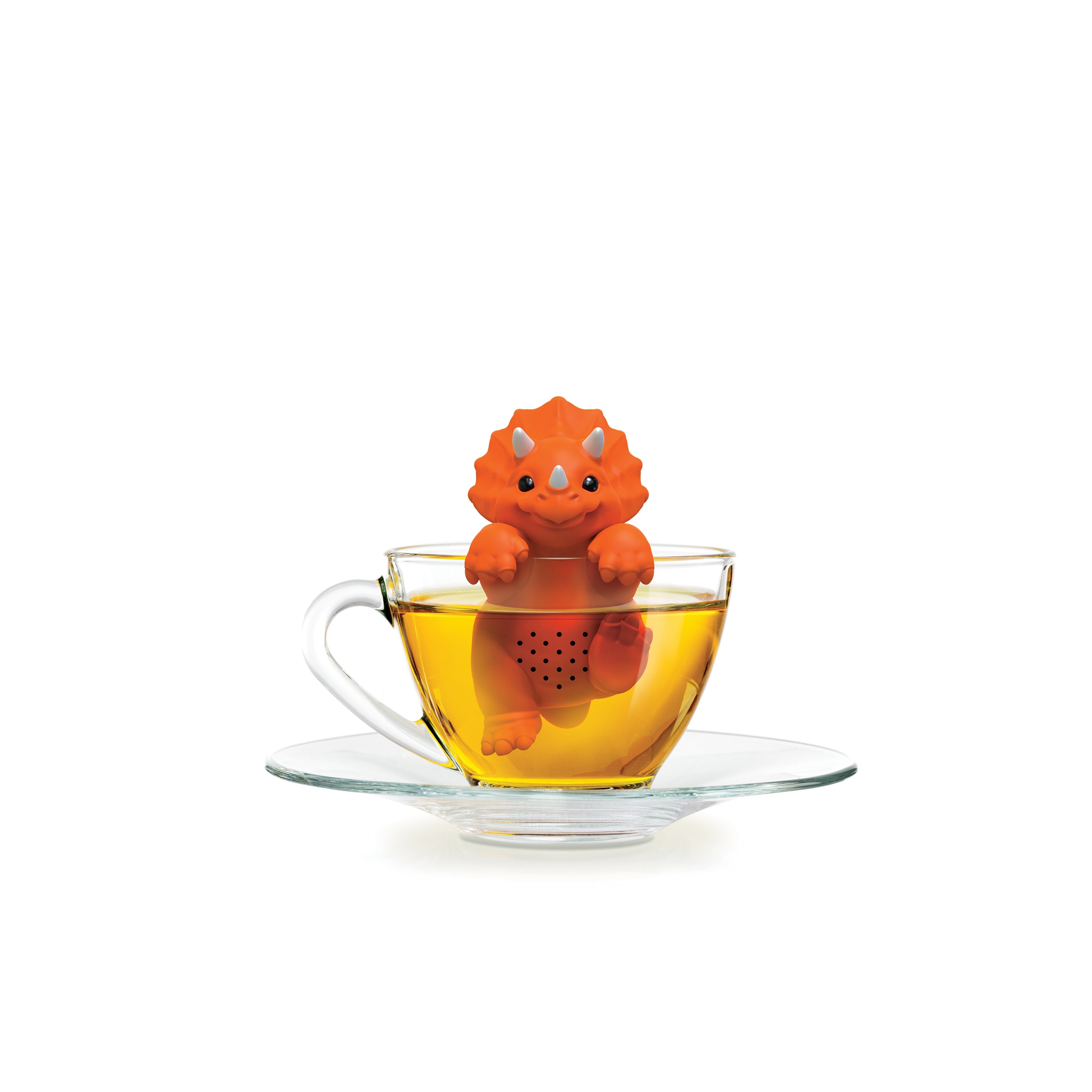 Fred Teaceratops Triceratops Tea Infuser Orange