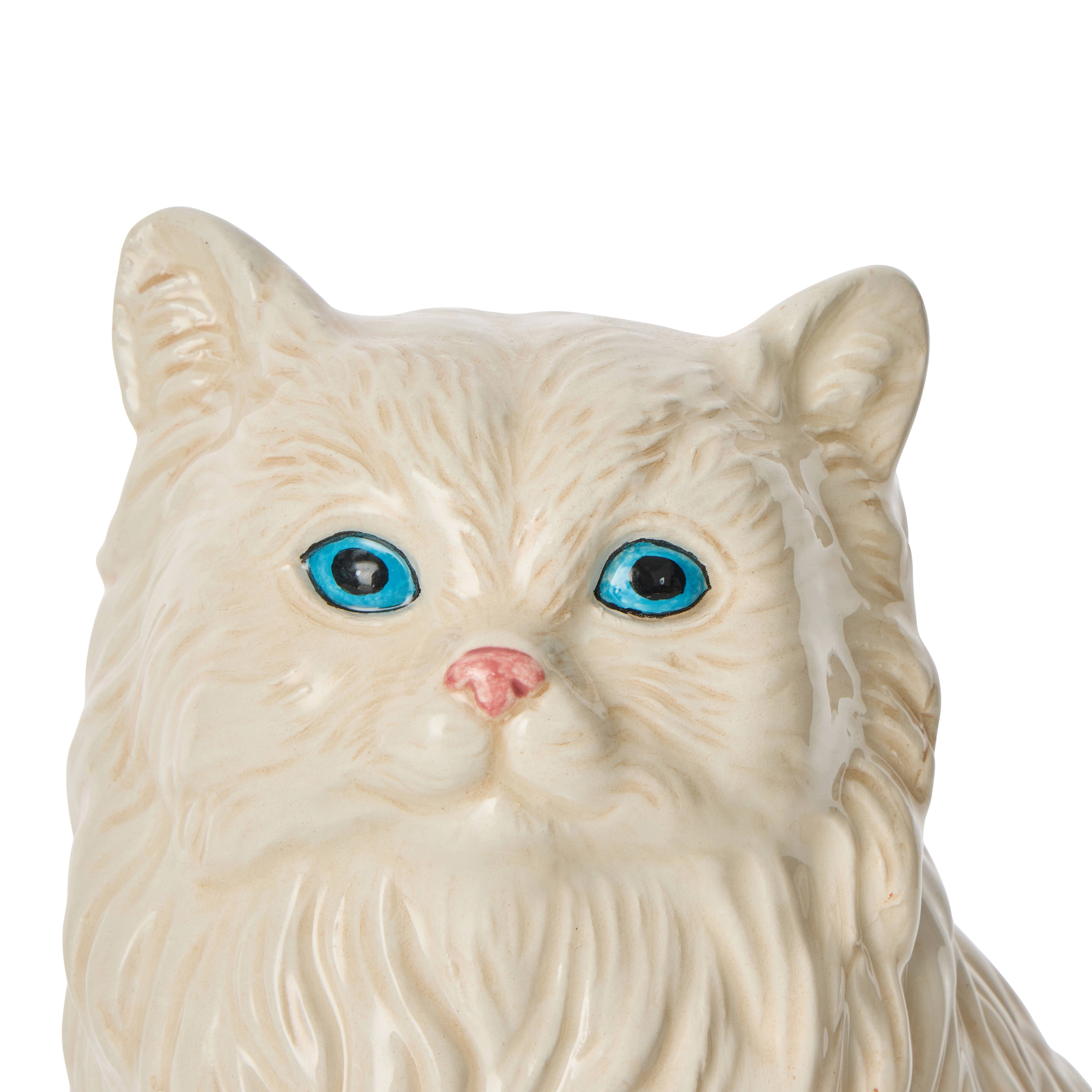 Emporium Scarlette Cat Vase White
