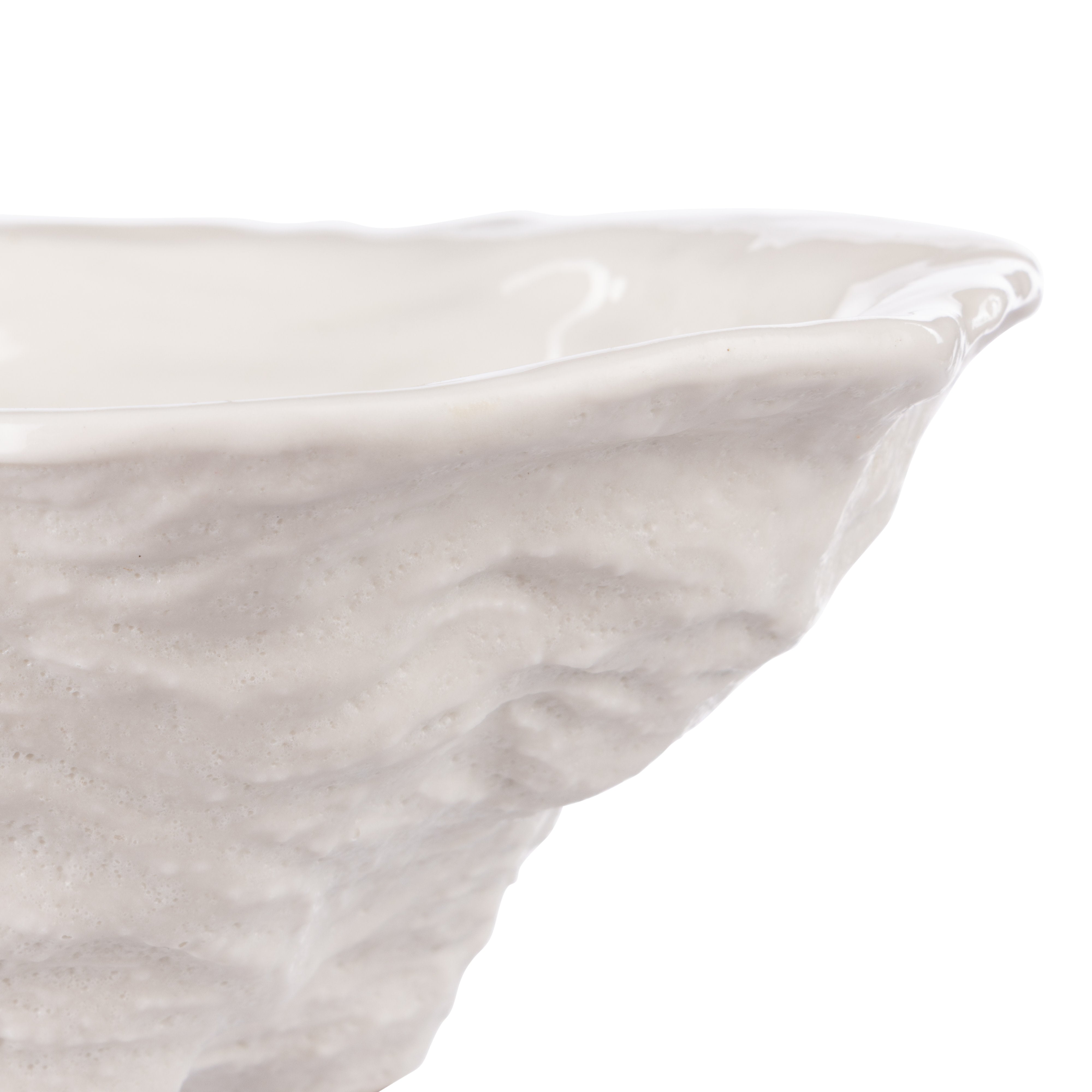 Amalfi Baylor Shell Plate Reactive Large White