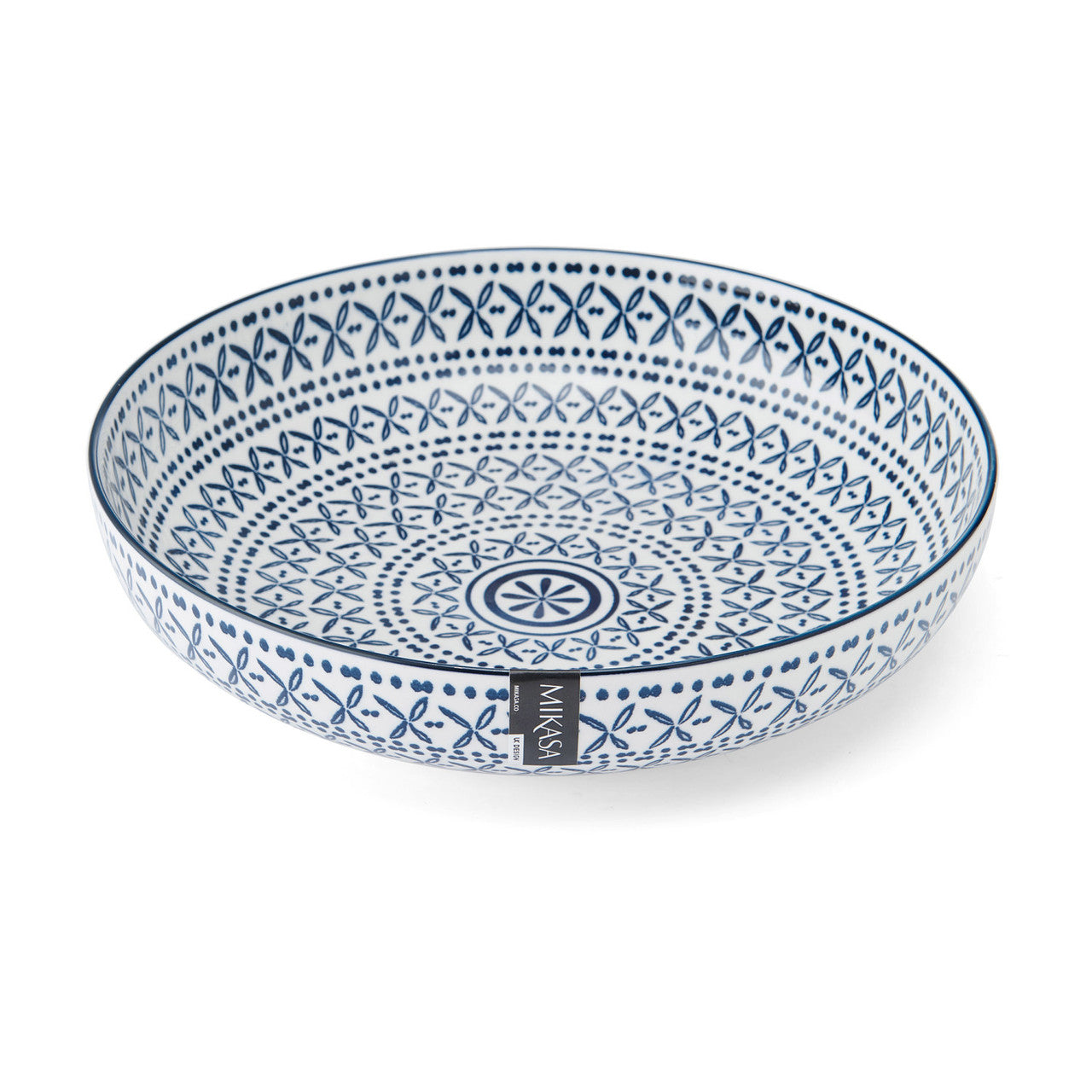 Mikasa Glazed Stoneware Coupe Bowl 21cm (Blue Mediterranean)
