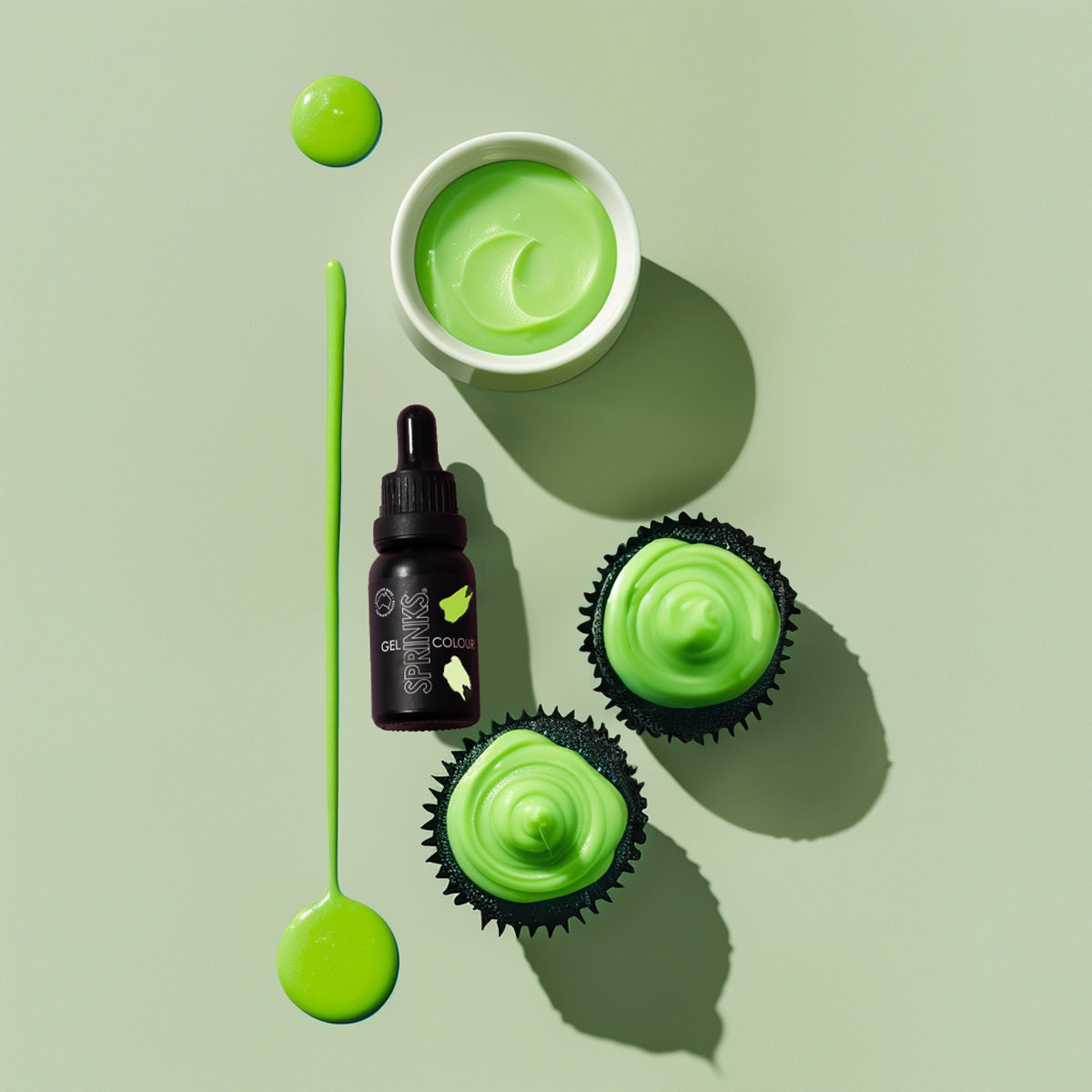 Sprinks Lime Gel Colour 15ml
