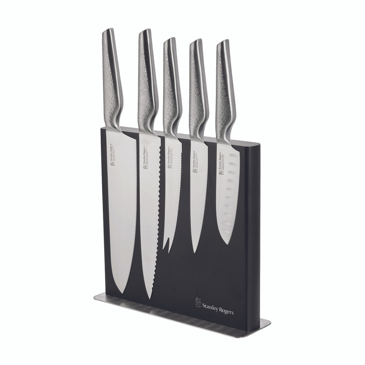 Stanley Rogers Magnetic Knife Block Black