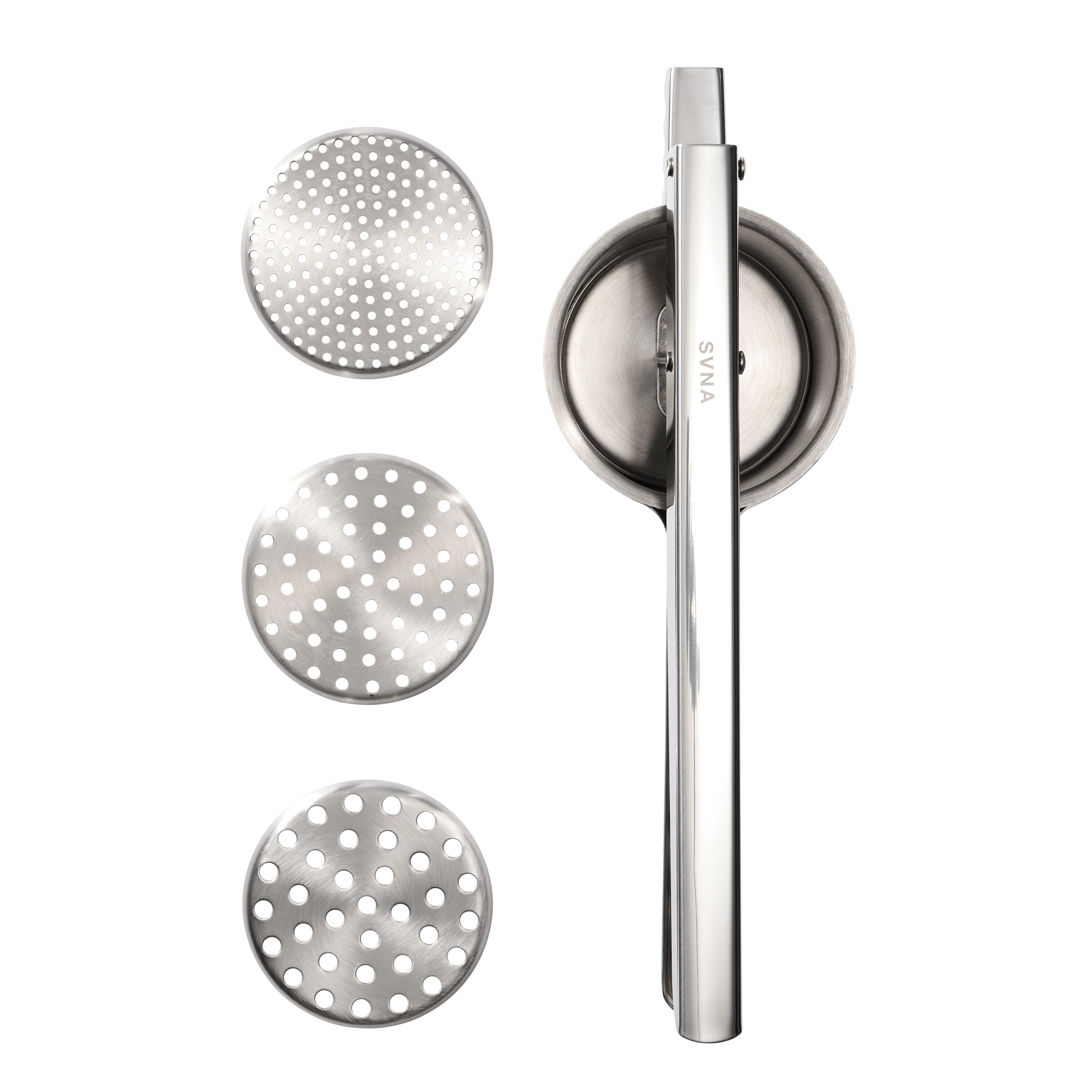 SVNA 3 in 1 Stainless Steel Potato Ricer