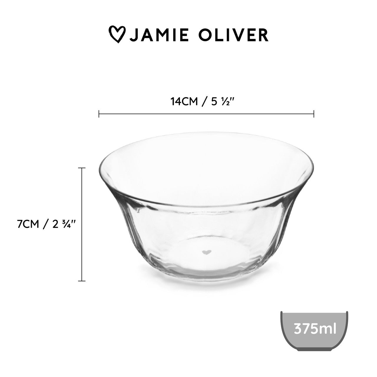 Jamie Oliver Big Love 14cm Dreamy Dessert Dishes Set of 4
