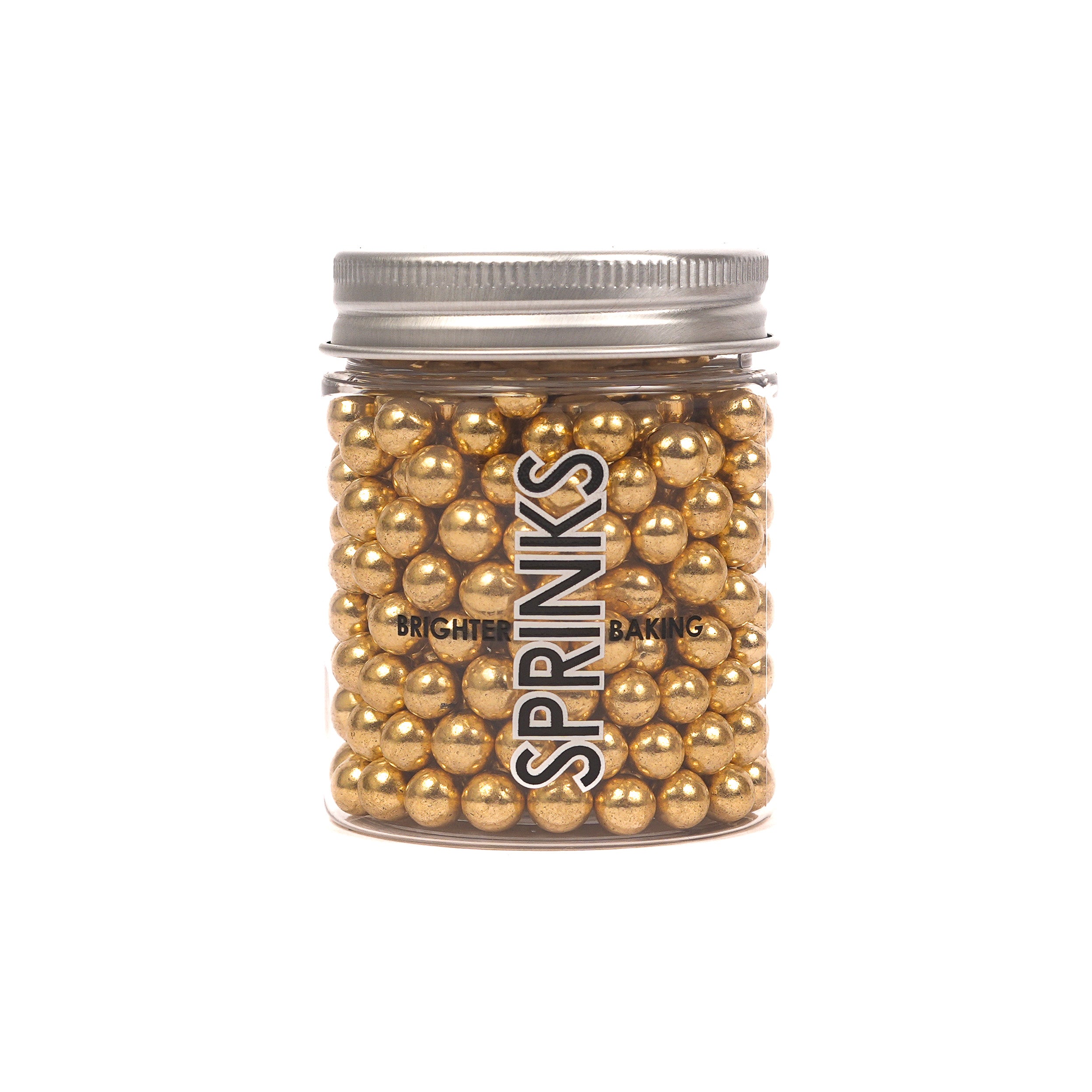 Sprinks Crunchy Shiny Gold 6mm Sprinkles 60g