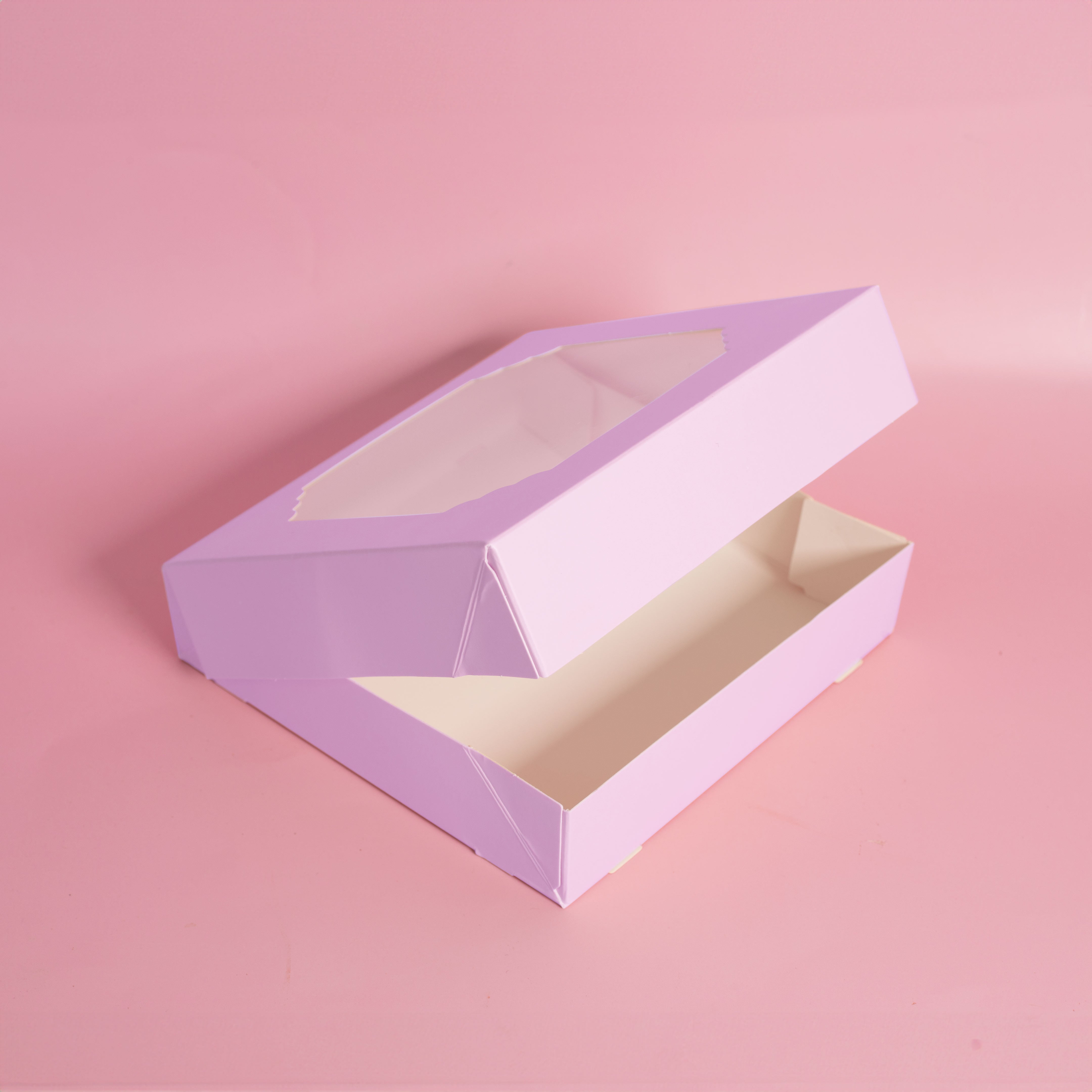 Papyrus Scalloped Large Treat Box Pastel Lilac 5 Pack