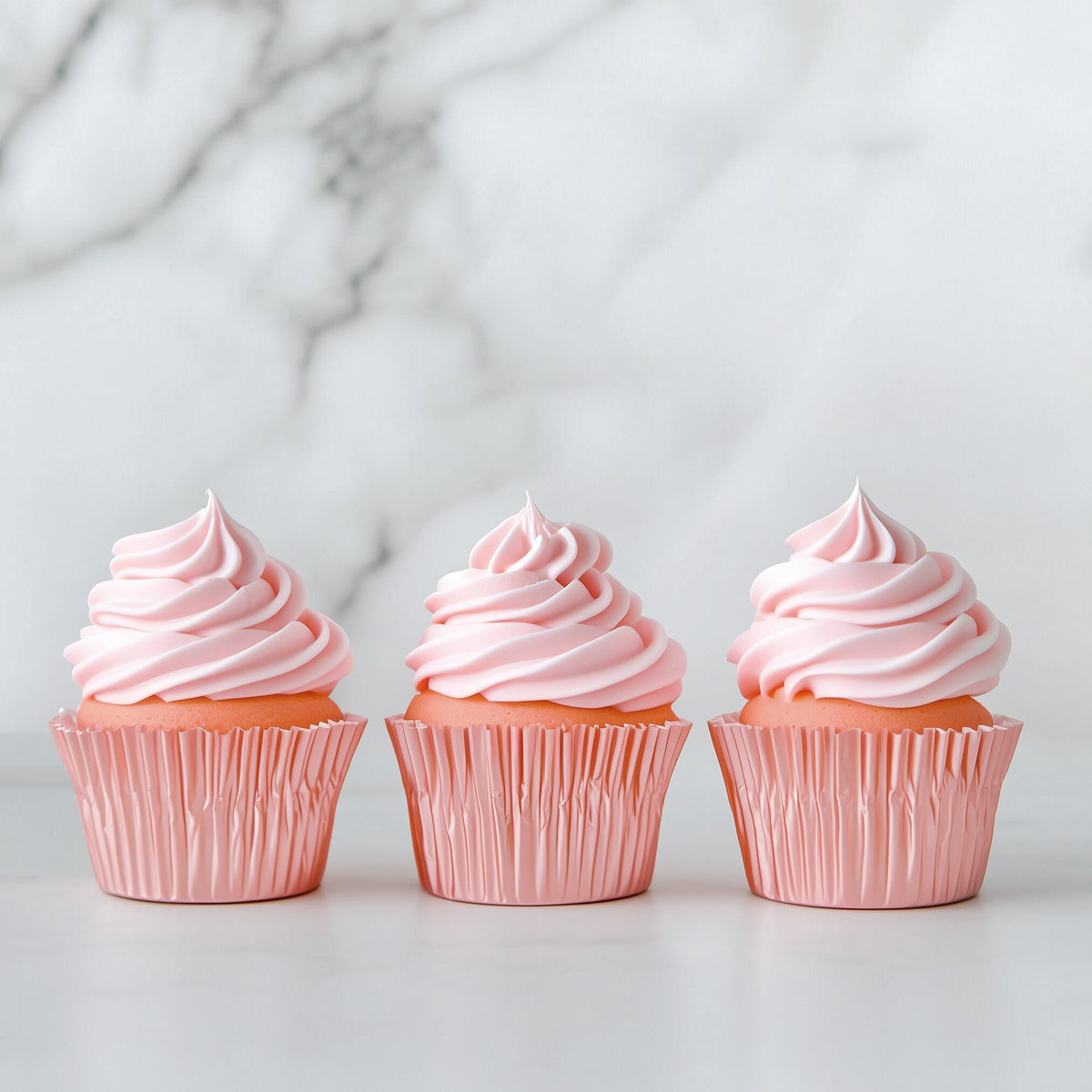 Papyrus Medium Foil Baking Cups Base Pastel Pink 44mm 50 Pack