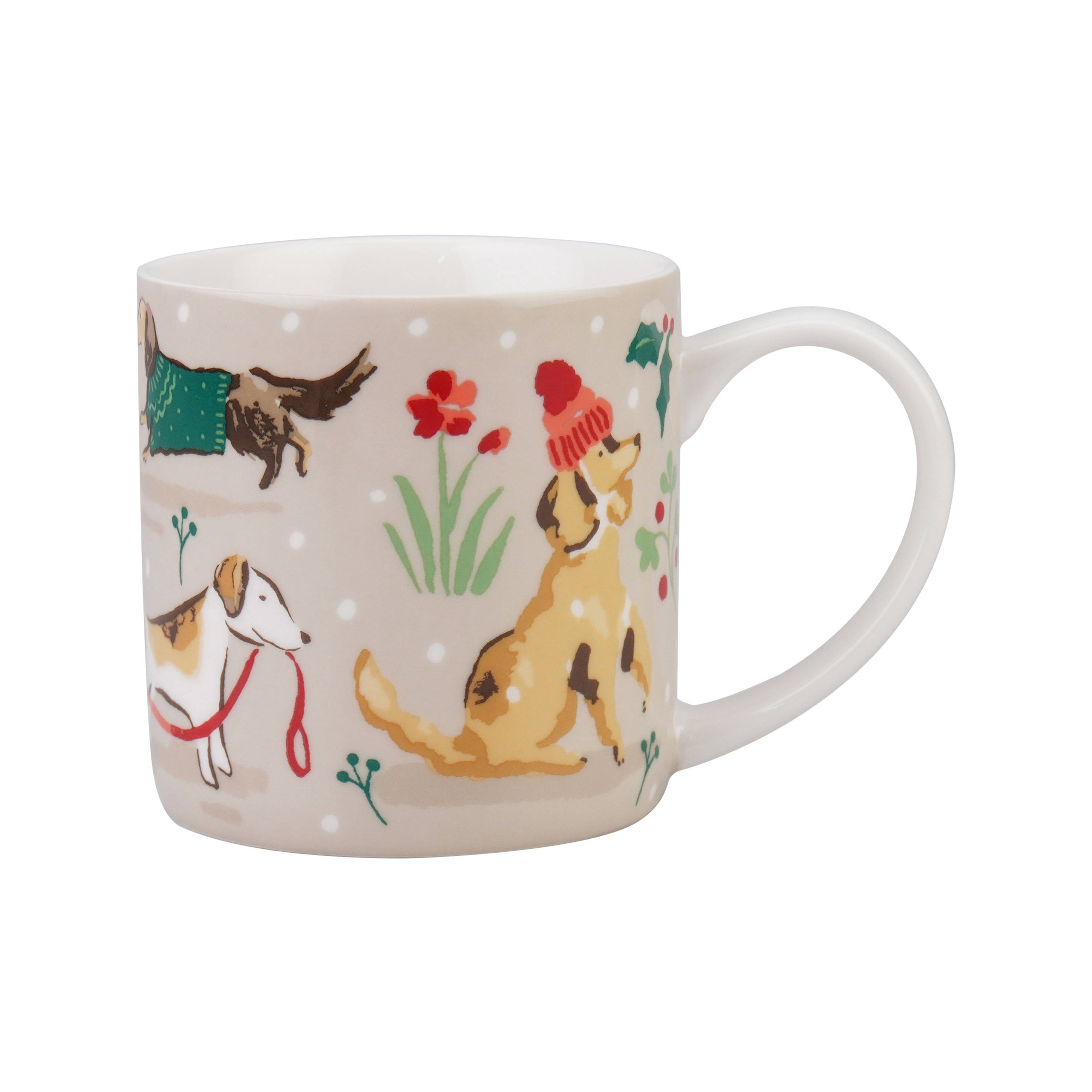 Ulster Weavers Winter Walkies New Bone China Mug