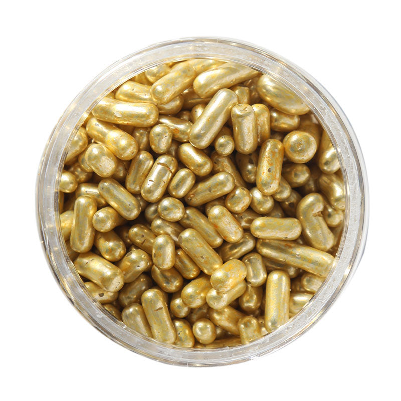 Sprinks Metallic Jimmies Gold 1mm 85g