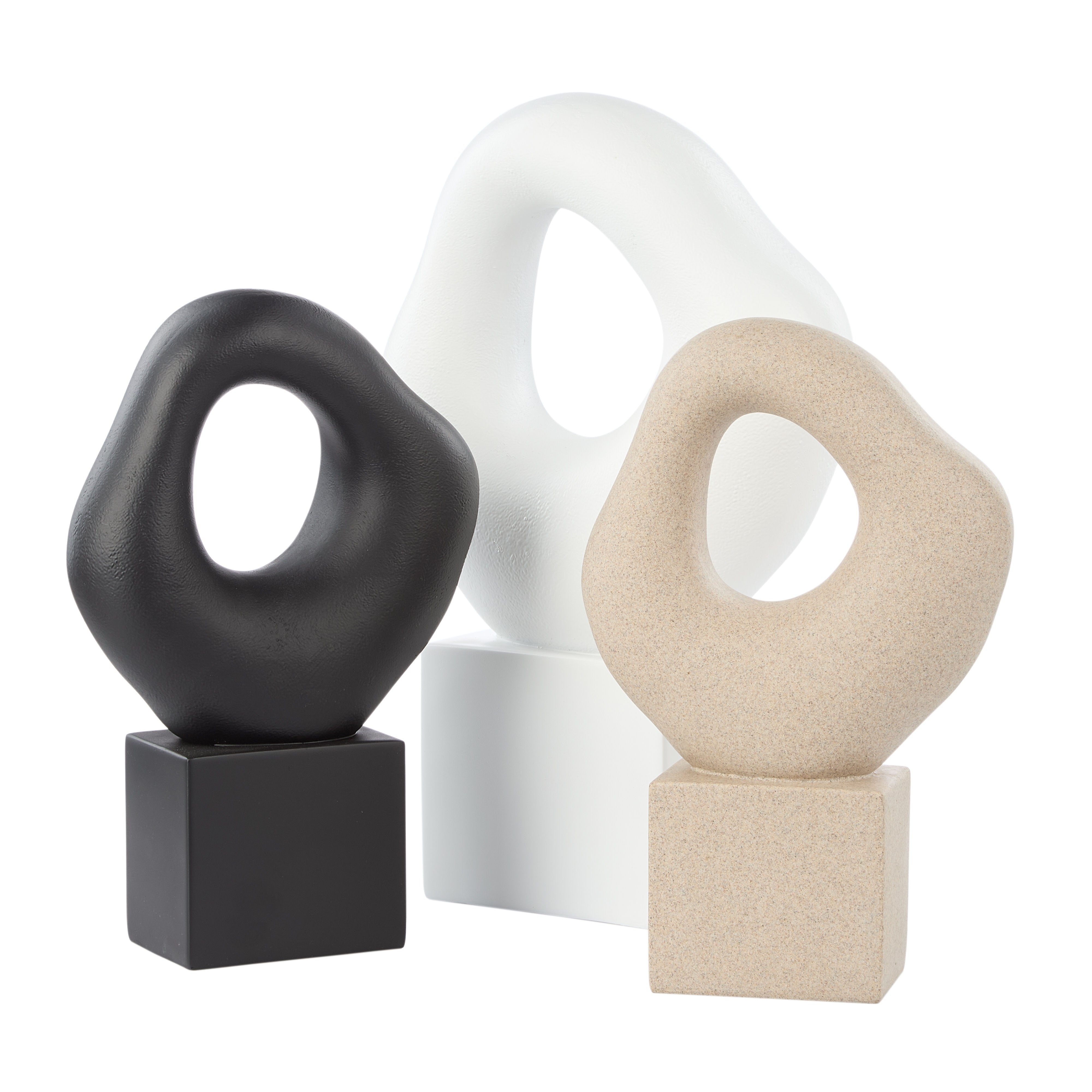 Amalfi Ovum Abstract Sculpture Stone