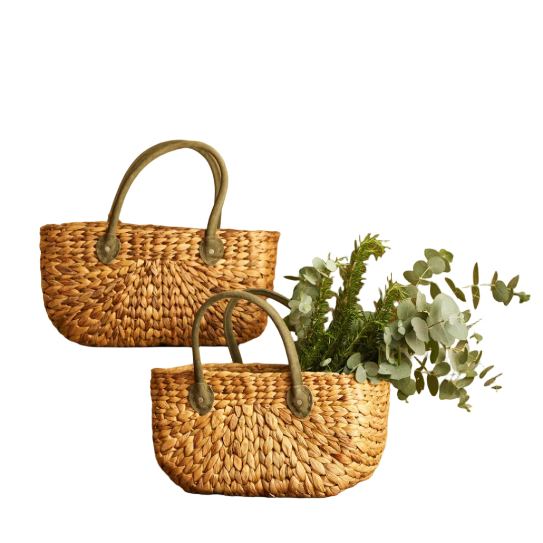 Robert Gordon Harvest Baskets Forest Green (Set of 2)