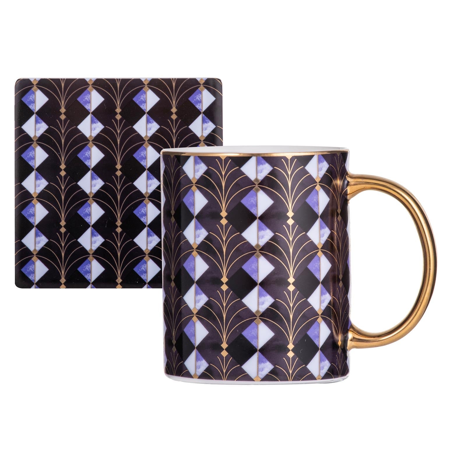 Ashdene Decadence Midnight Mug & Coaster Set