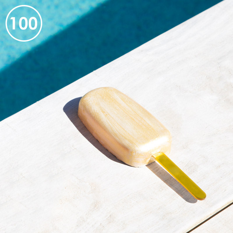 Bake Group Acrylic Cakesicle Sticks Gold 100 Pack