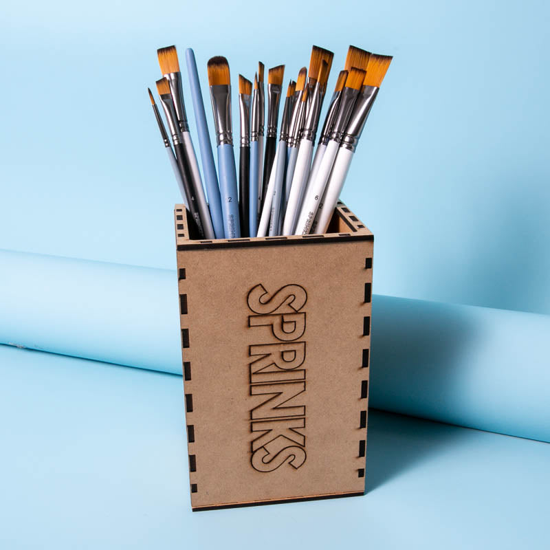 Sprinks Merchandised Box of Brushes 3 of Each Brush