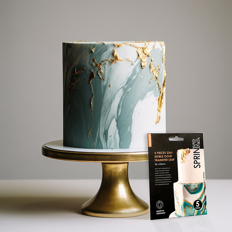 Sprinks Edible Gold Leaf 23kt Book of Transfer 5 Sheet