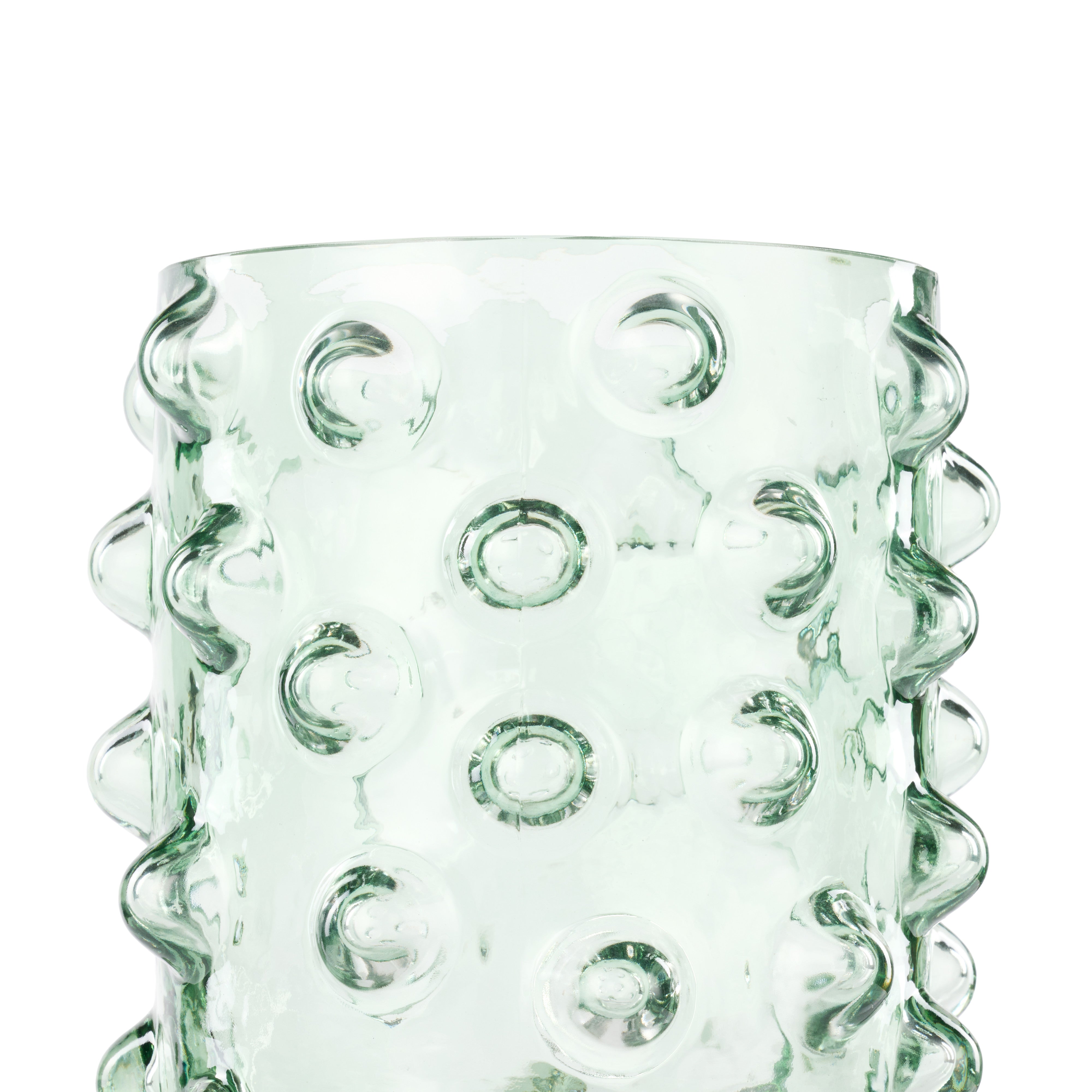 Amalfi Sissy Glass Bubble Vase Small Green