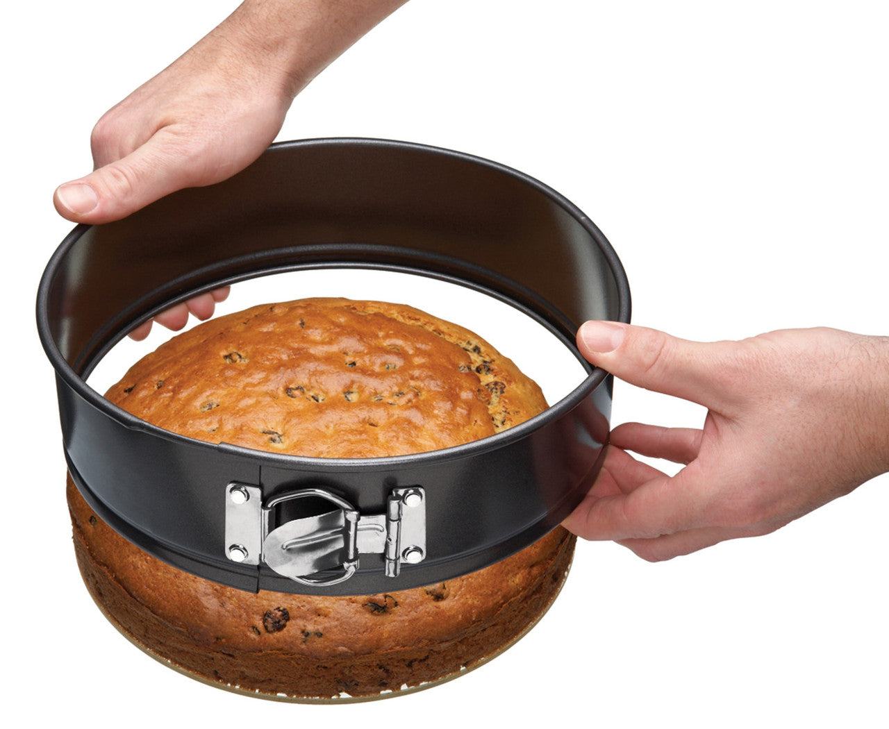 MasterCraft Non Stick Springform Cake Pan with Glass Base 26cm