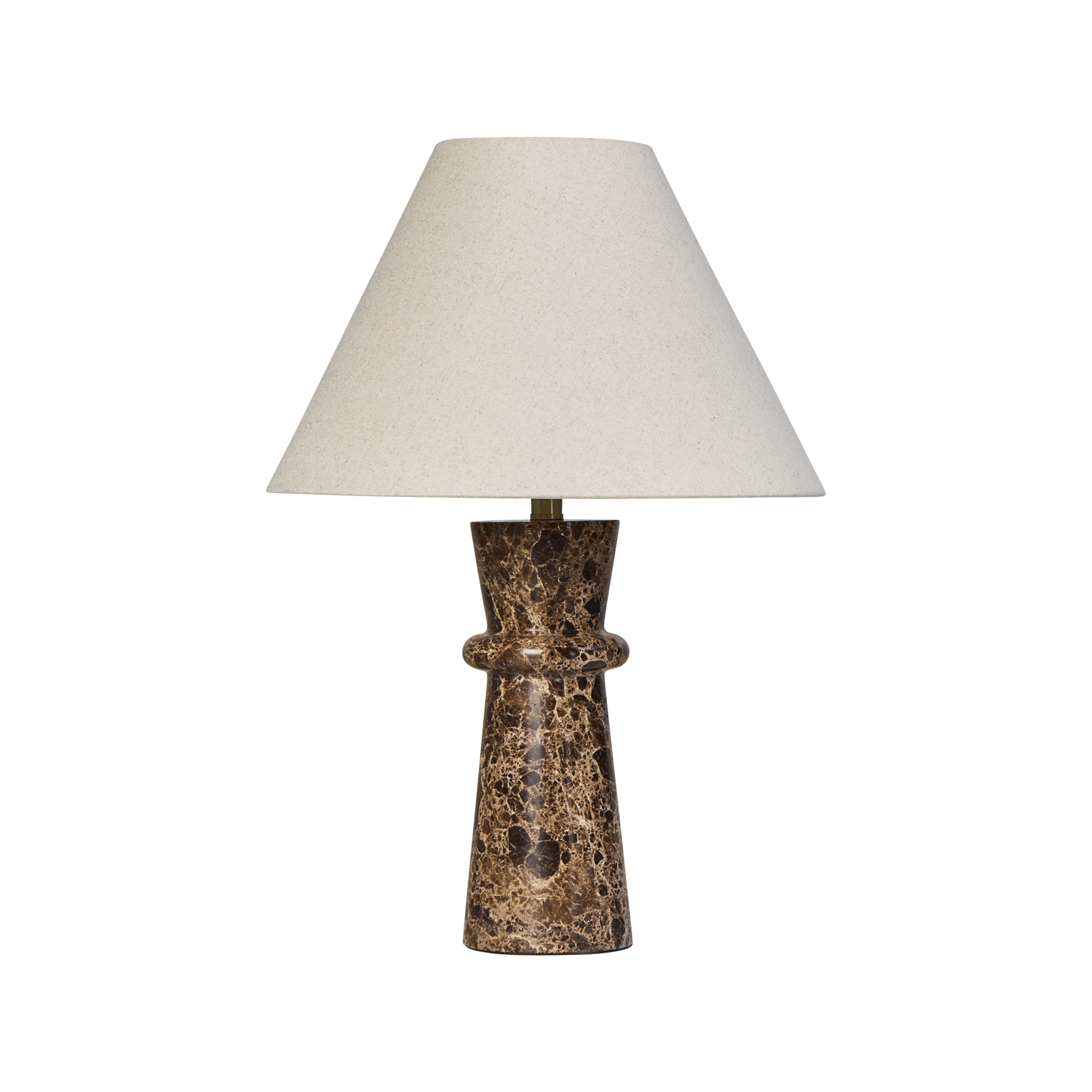 Amalfi Violet Table Lamp Brown & Natural