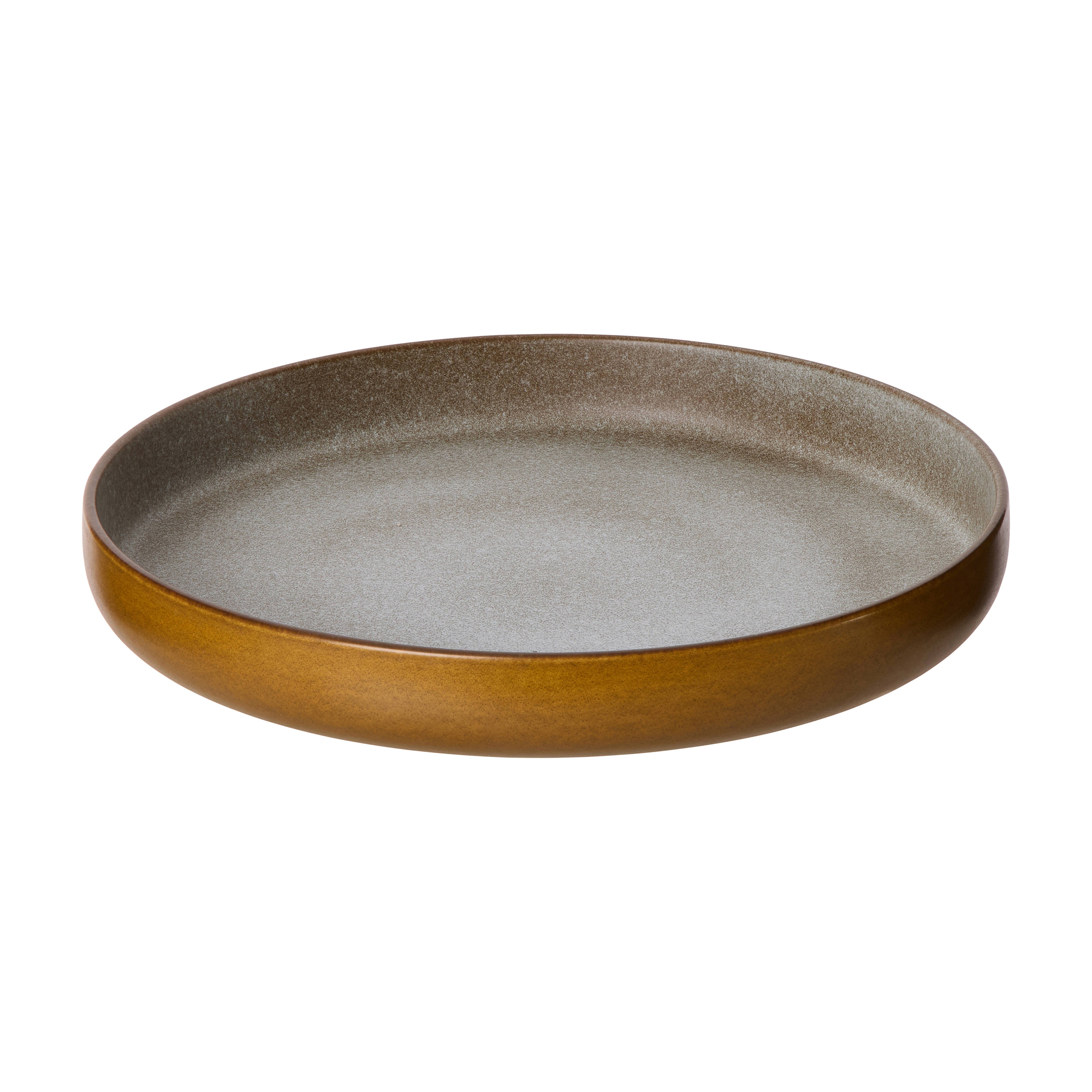 Davis & Waddell Rafe Shallow Platter Grey & Brown