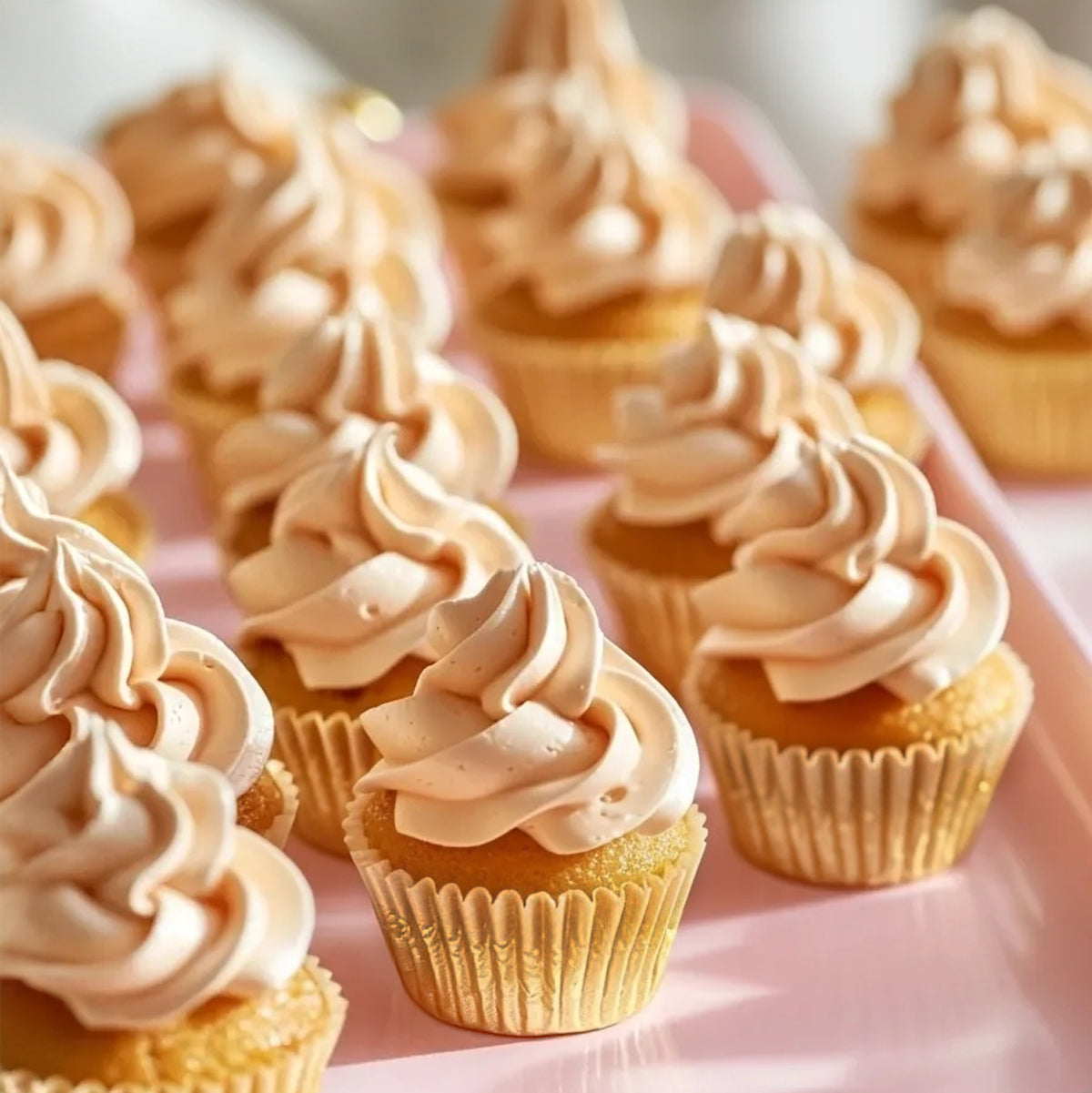 Papyrus Mini Foil Baking Cups Base Gold 35mm 50 Pack