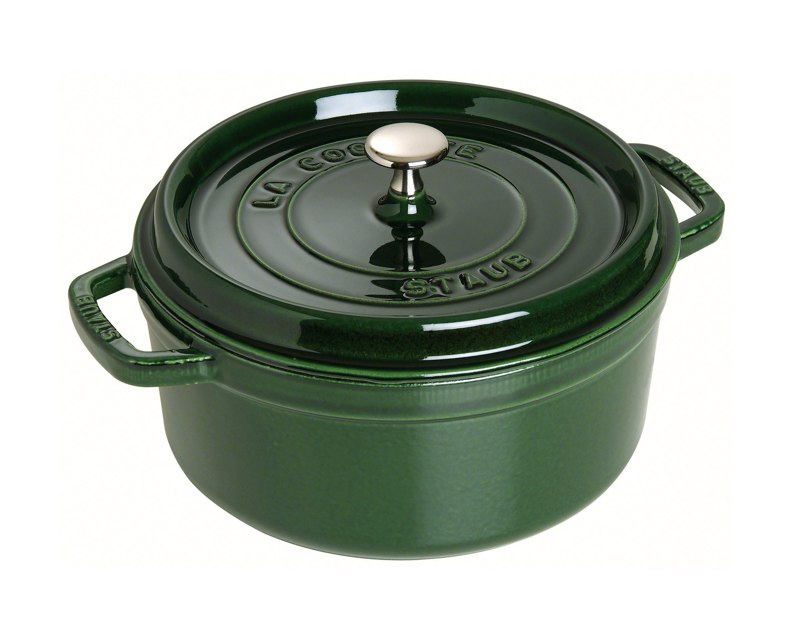 Staub Round Cocotte – 18cm Basil Green