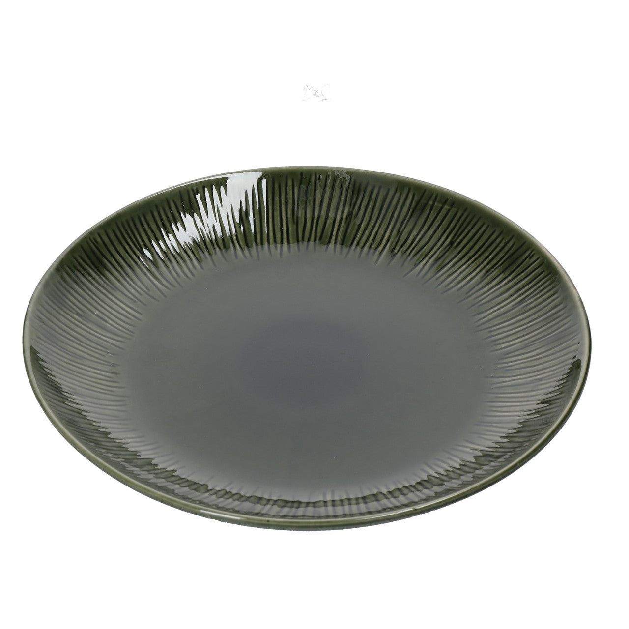 Mikasa Jardin Stoneware Dinner Plate Set 4 Piece 27cm (Green)