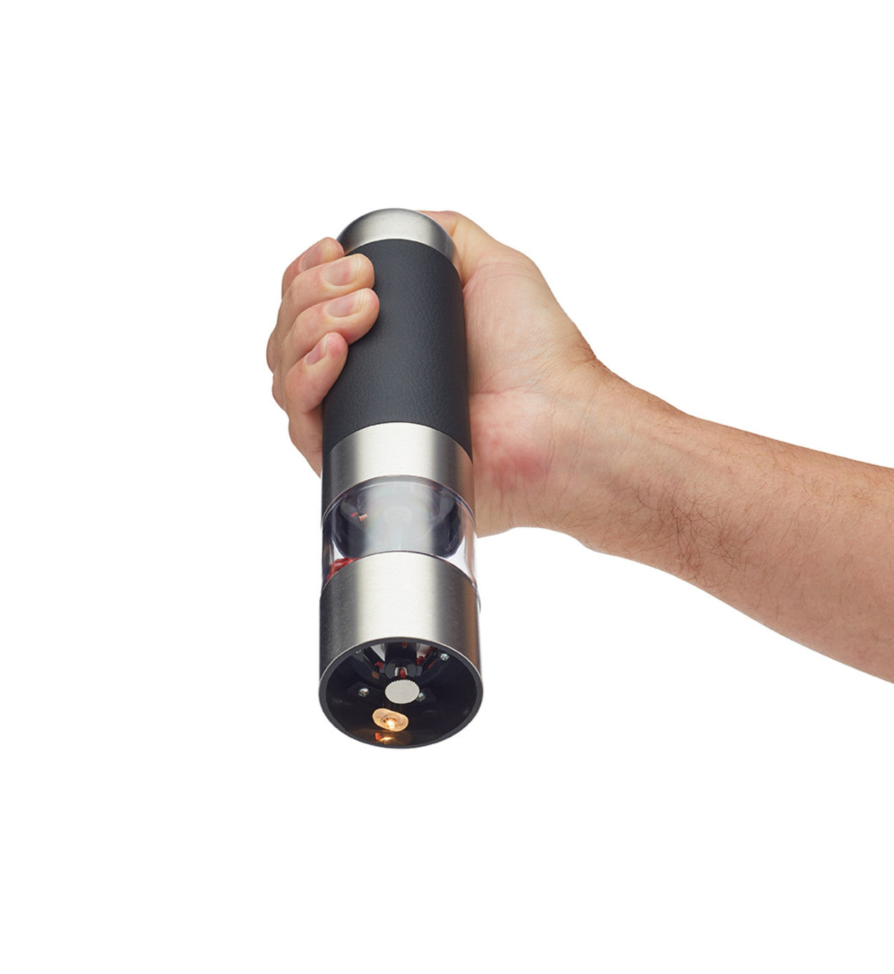 MasterCraft Stainless Steel Electric Salt & Pepper Mill 22cm