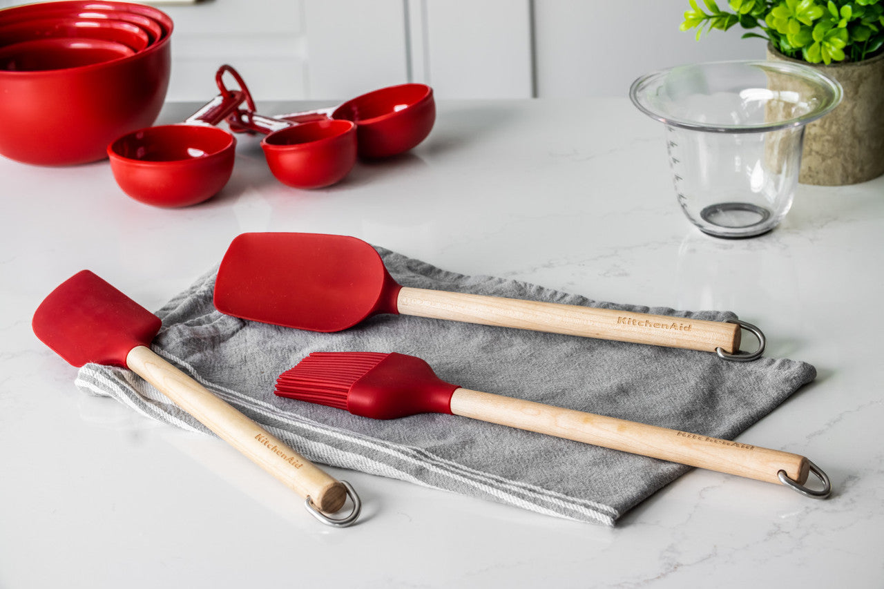 KitchenAid 3 Piece Birchwood Baking Set