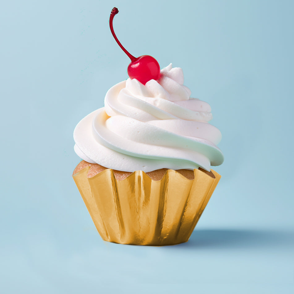 Papyrus Bloom Baking Cups Gold 24 Pack