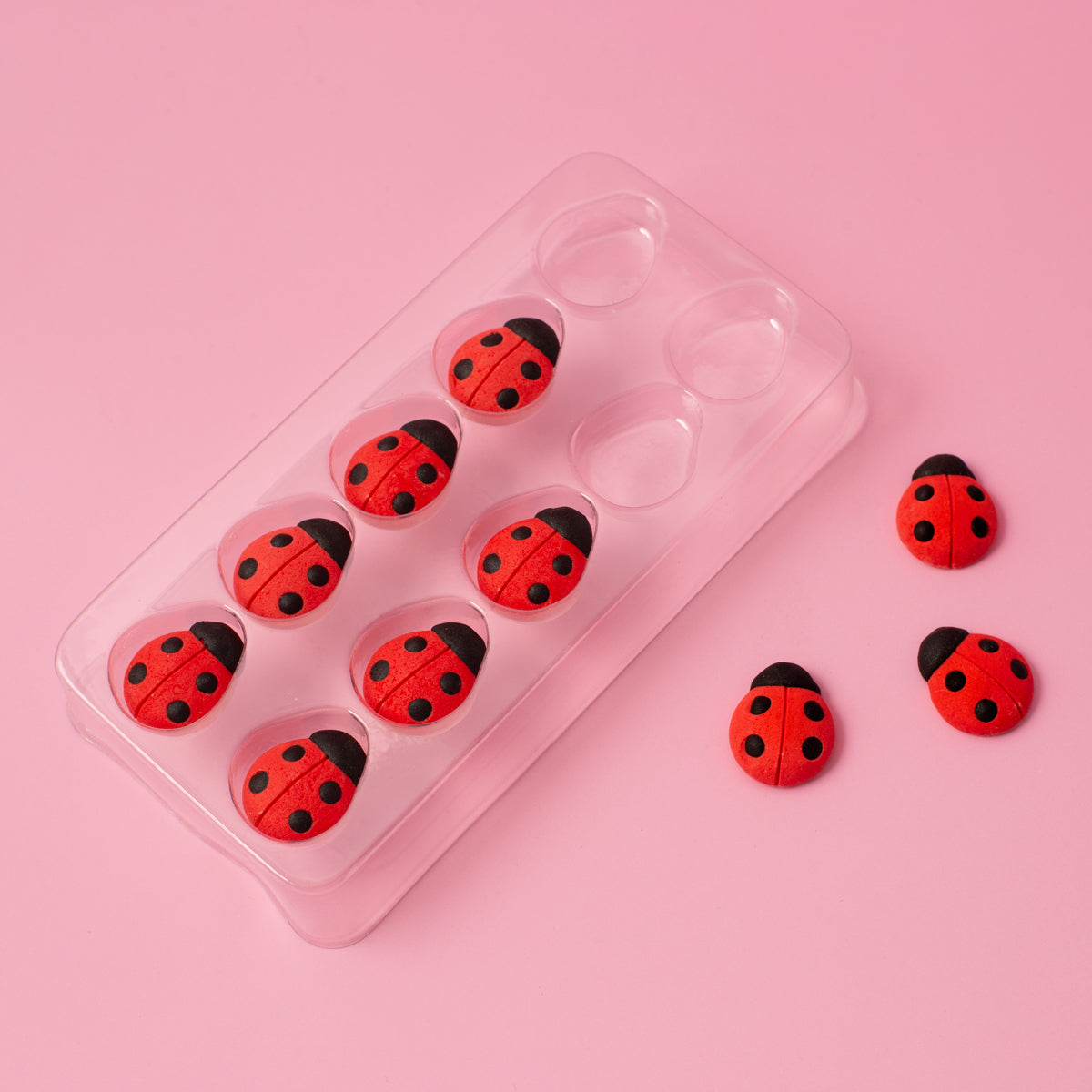 Sprinks Icing Decorations Ladybugs 10 Piece