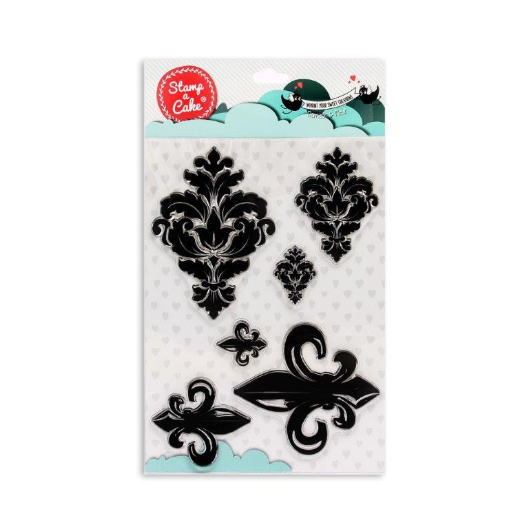 Stamp a Cake Damask & Fleur Stamp