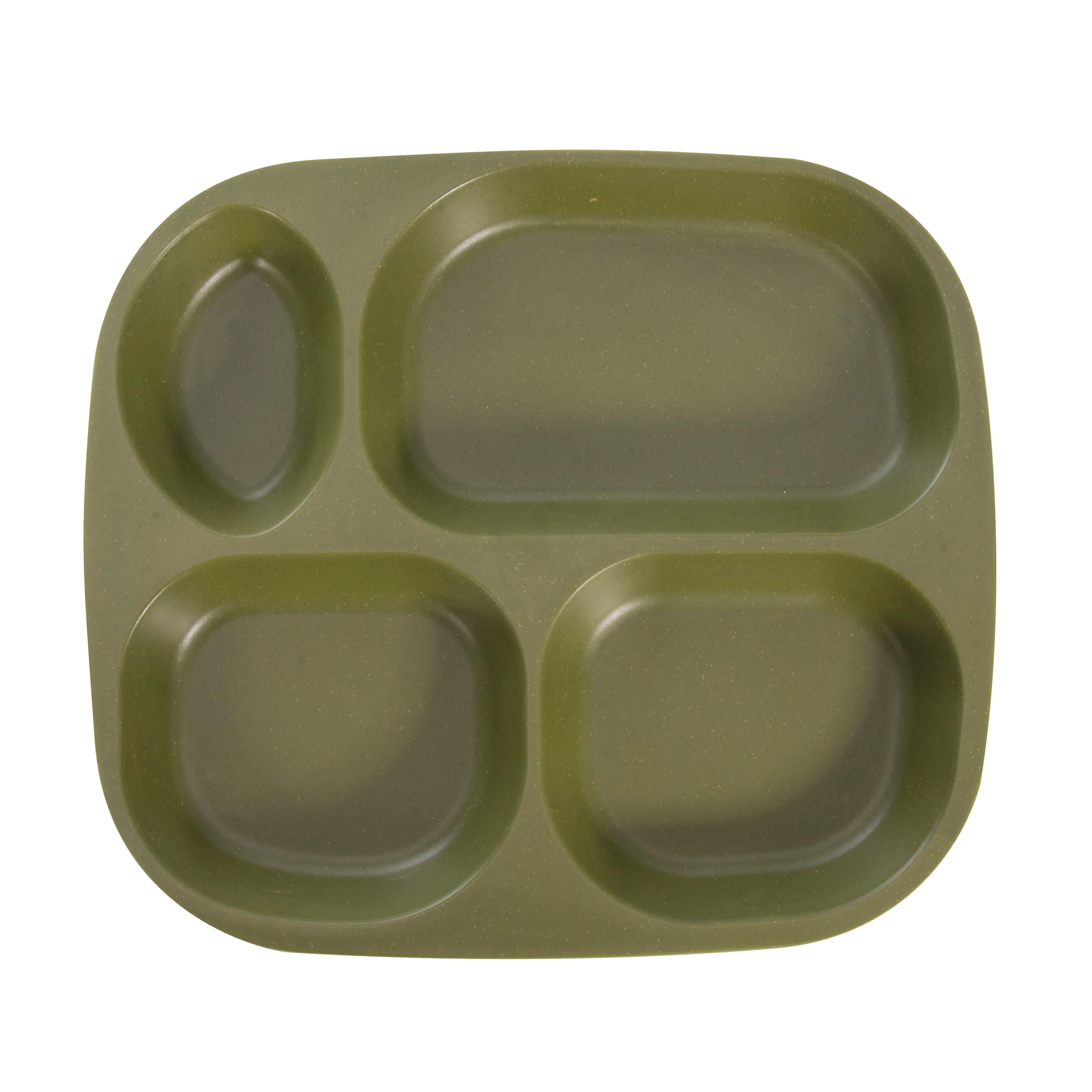 Maverick Wheat Straw Divided Plate