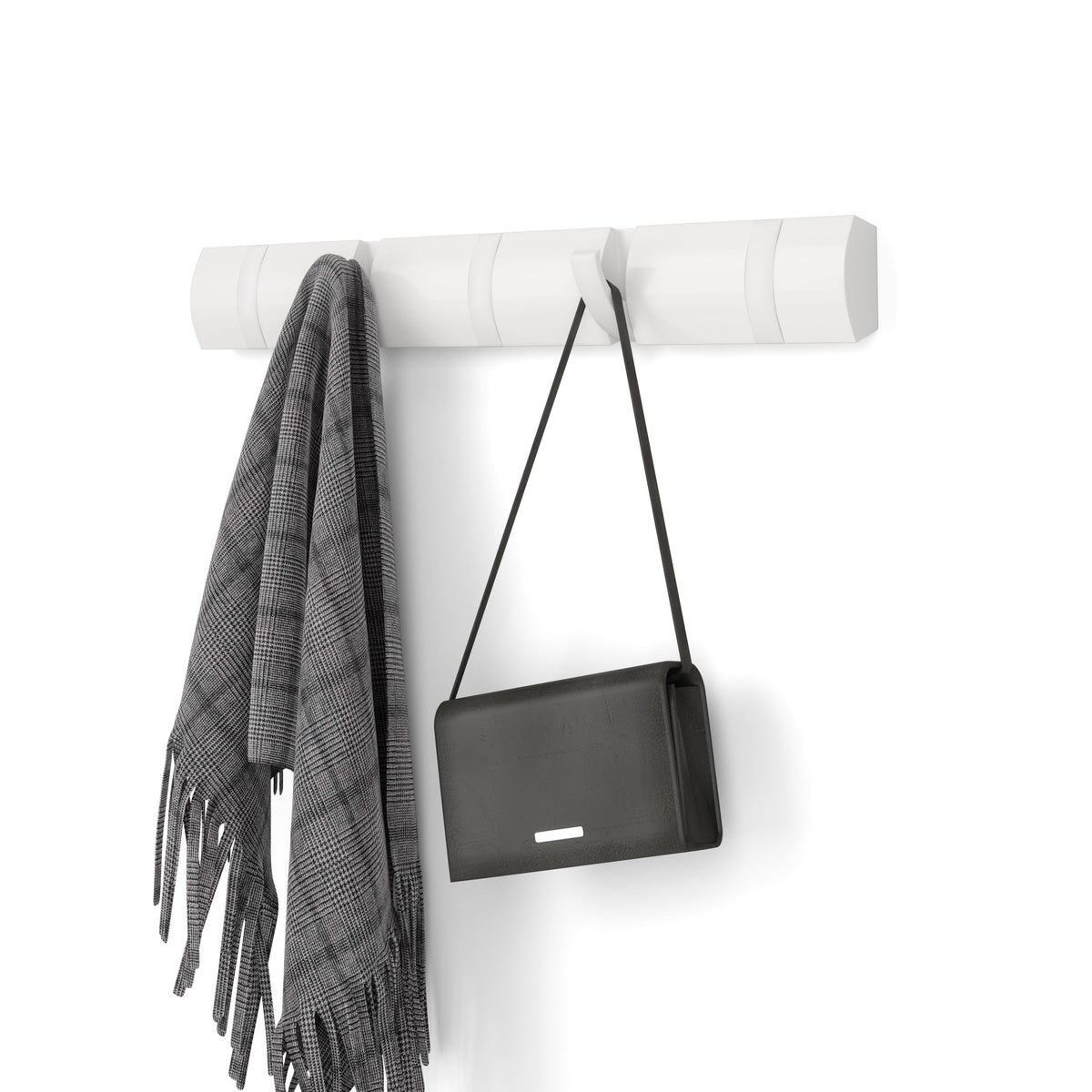Umbra Flip 5 Hook White