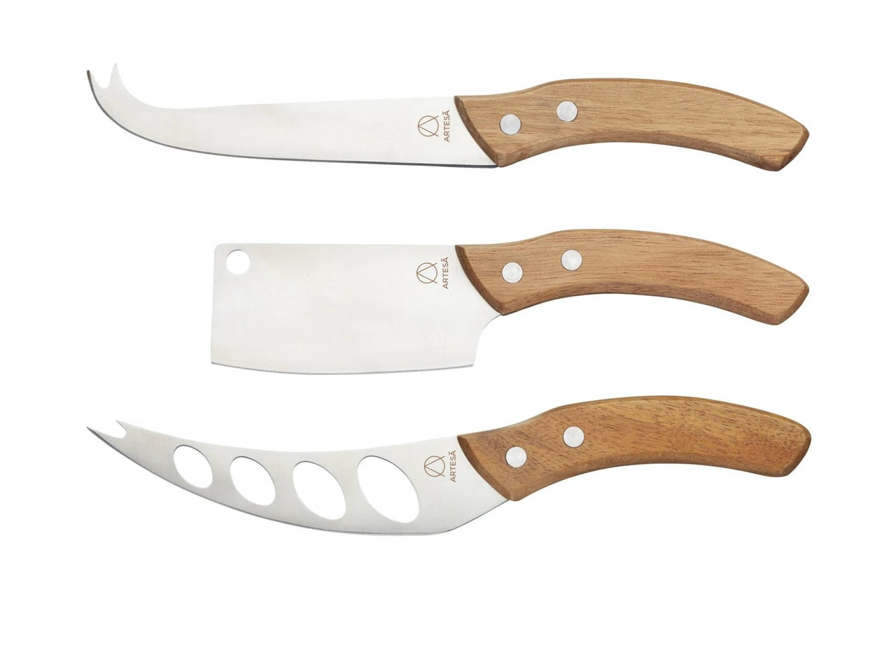 Artesà Stainless Steel Cheese Knife Set