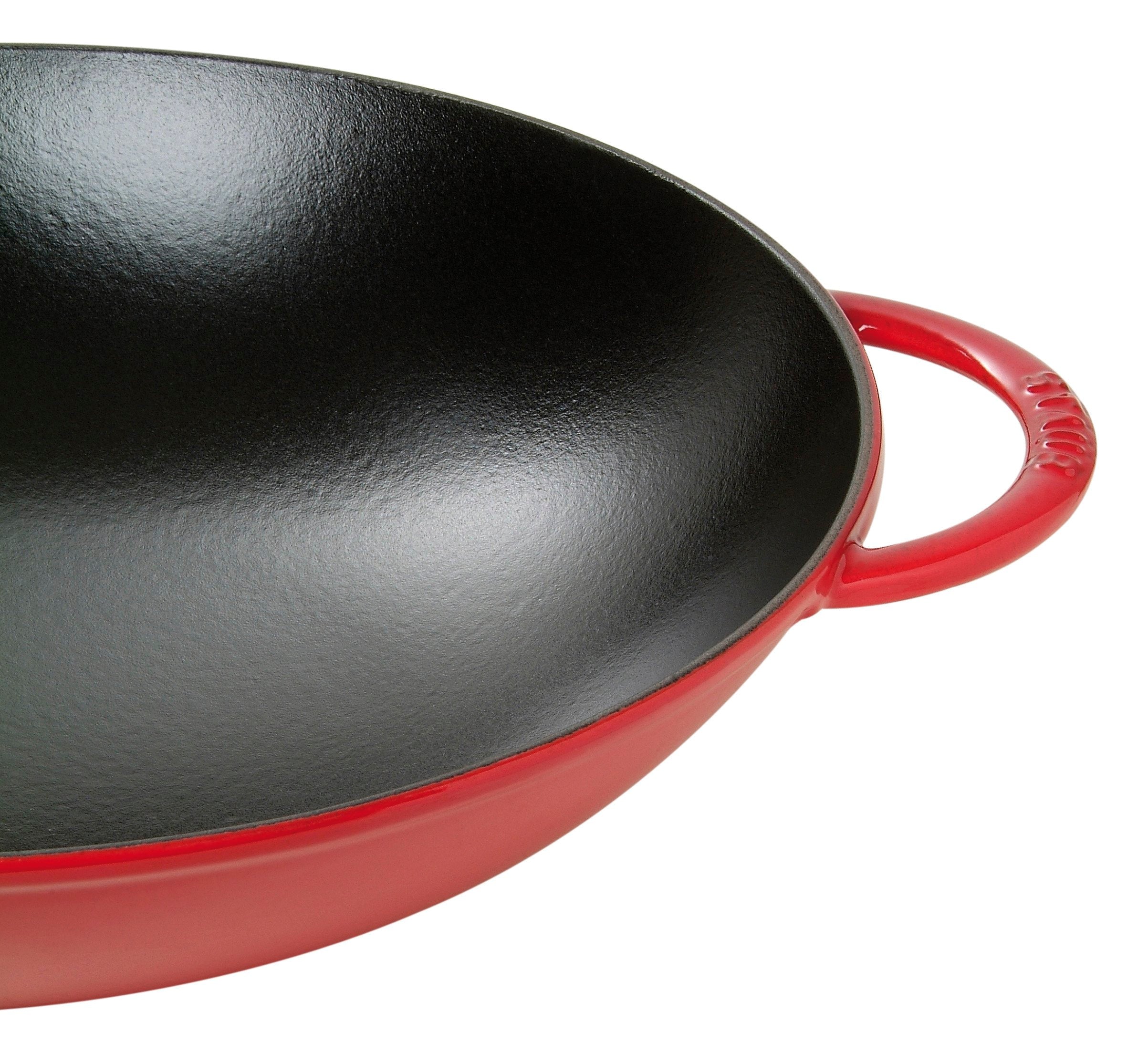 Staub Wok - 37cm Cherry Red