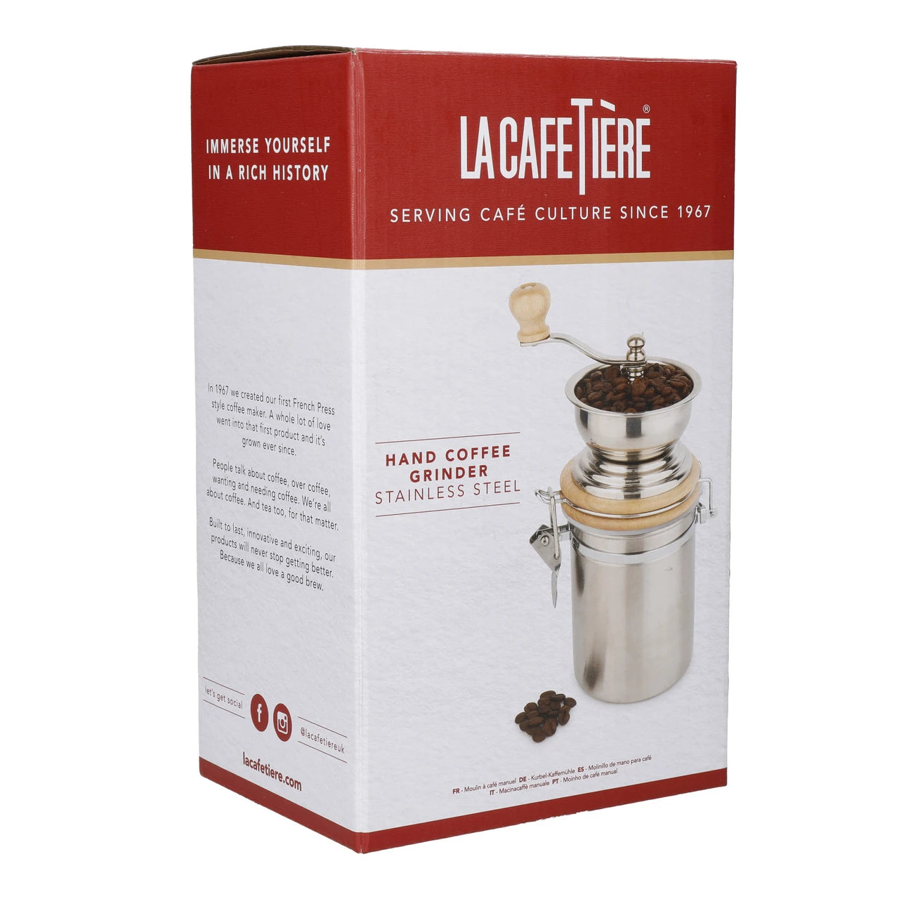 La Cafetière Stainless Steel Traditional Coffee Grinder