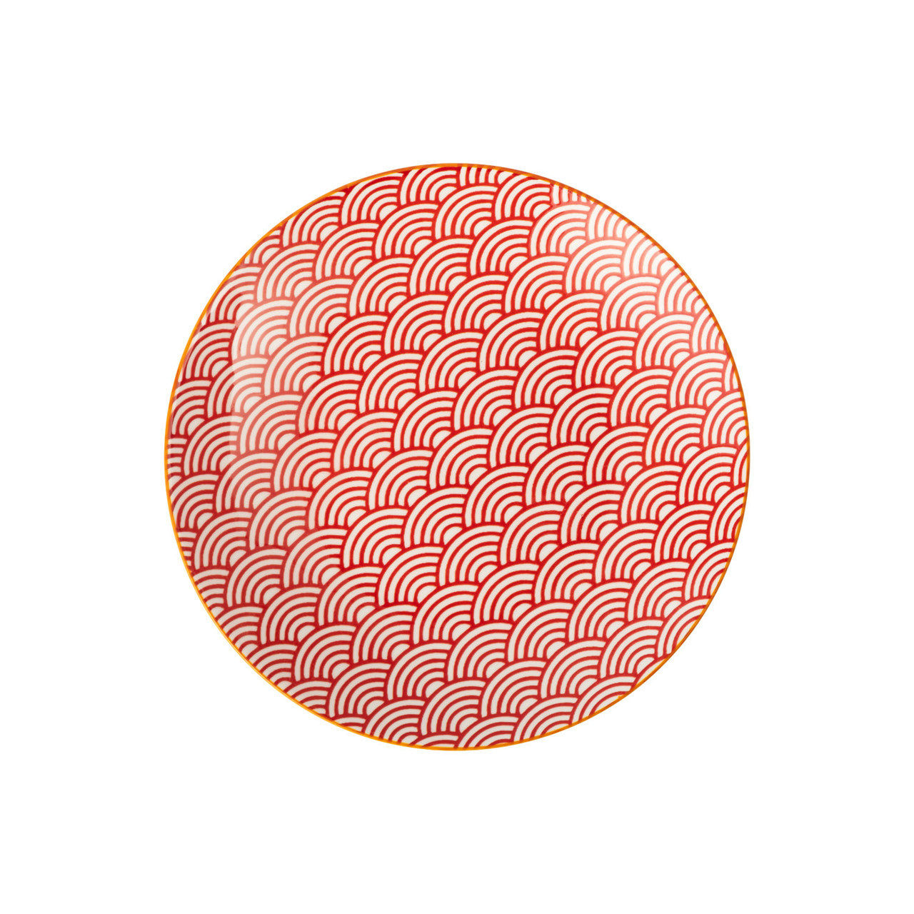 Mikasa Stoneware Side Plate 18cm (Red Arc)