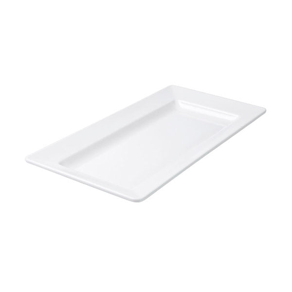 Ryner Rectangular Platter - Wide Rim (445x220mm - White)