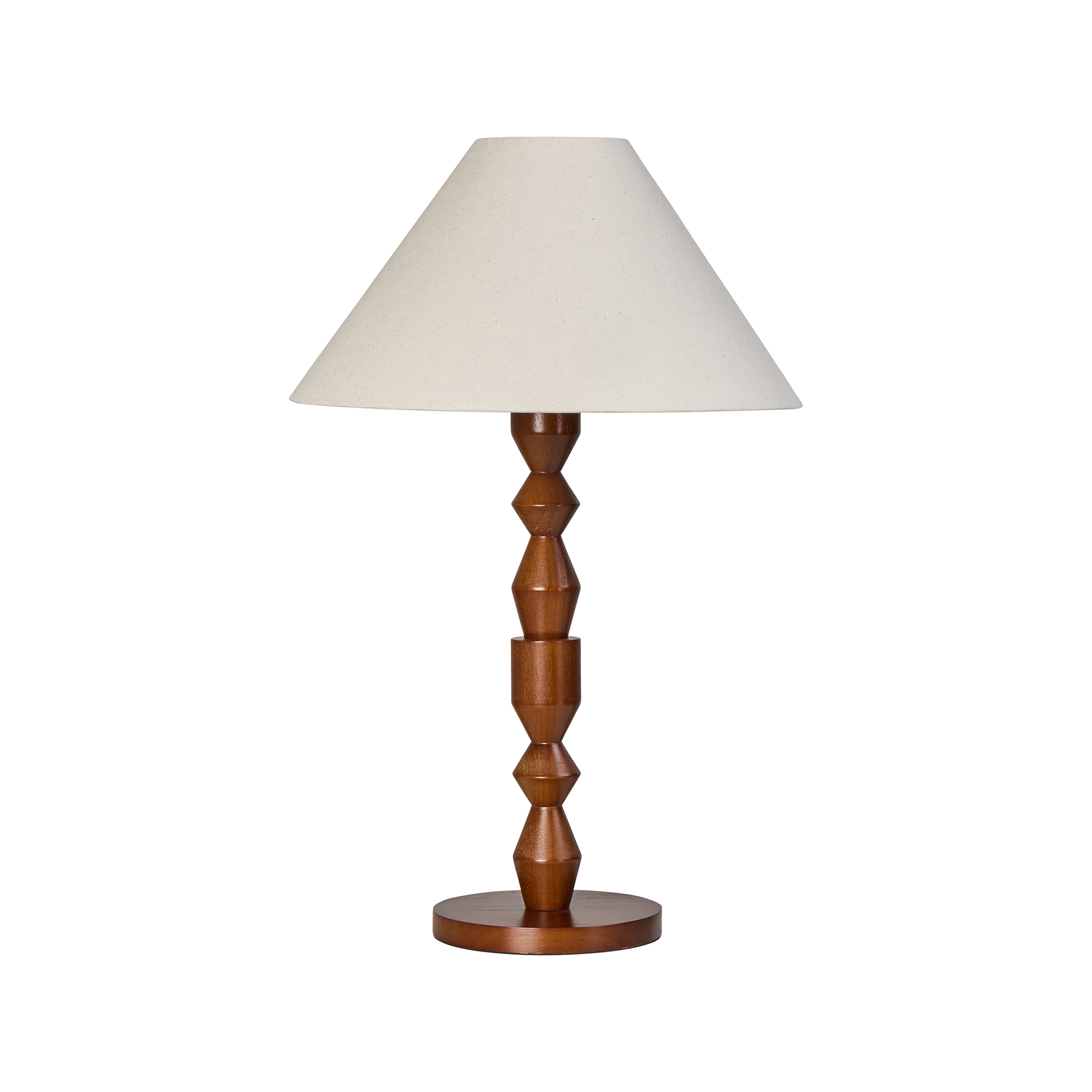 Amalfi Aspen Table Lamp Brown & Ivory