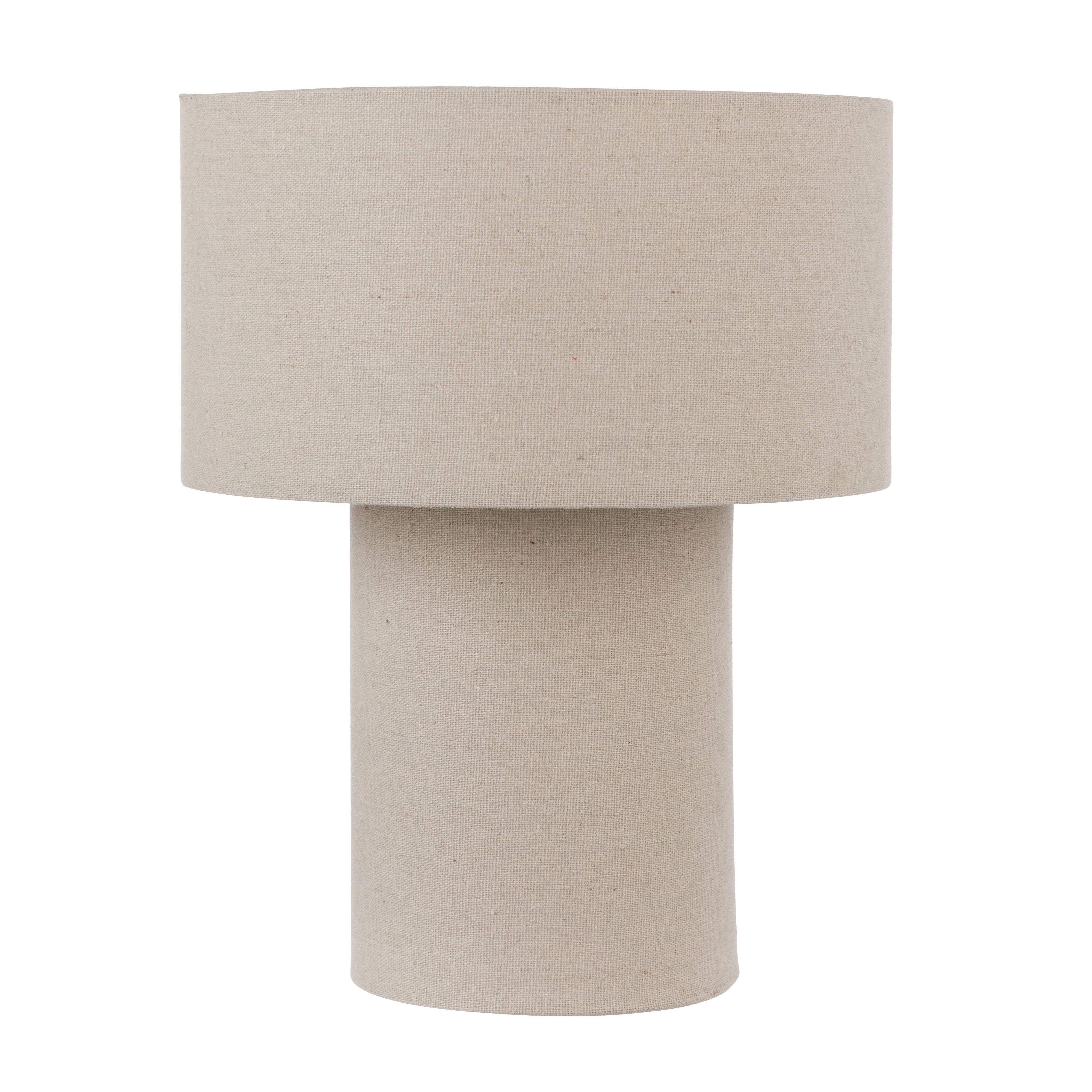 Emporium Hendrix Fabric Table Lamp Oat